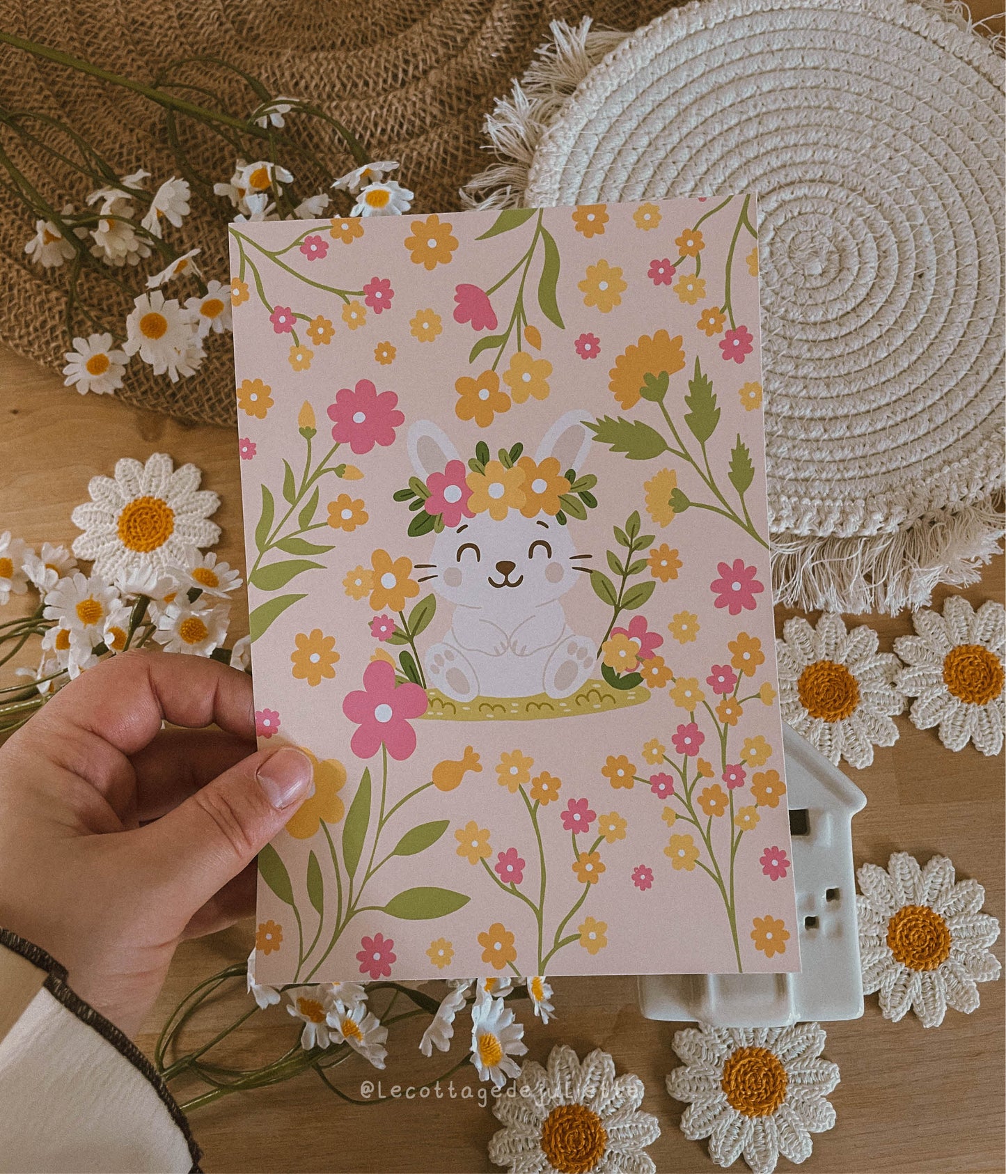 Illustration "A cute bunny"