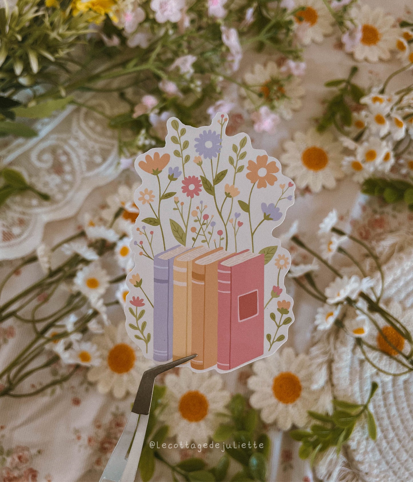 Sticker "Books bloom"