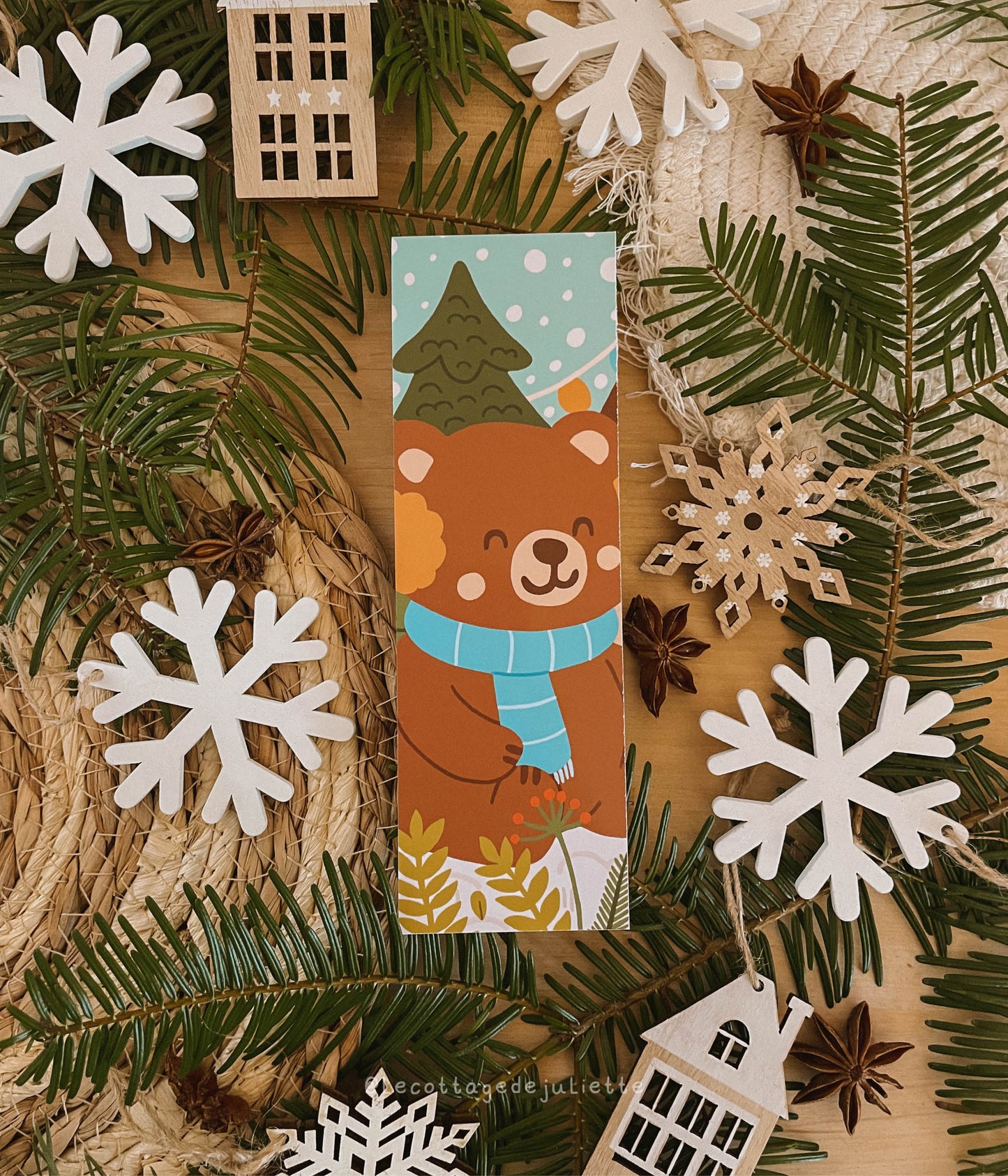 Marque-page "Camping hivernal"