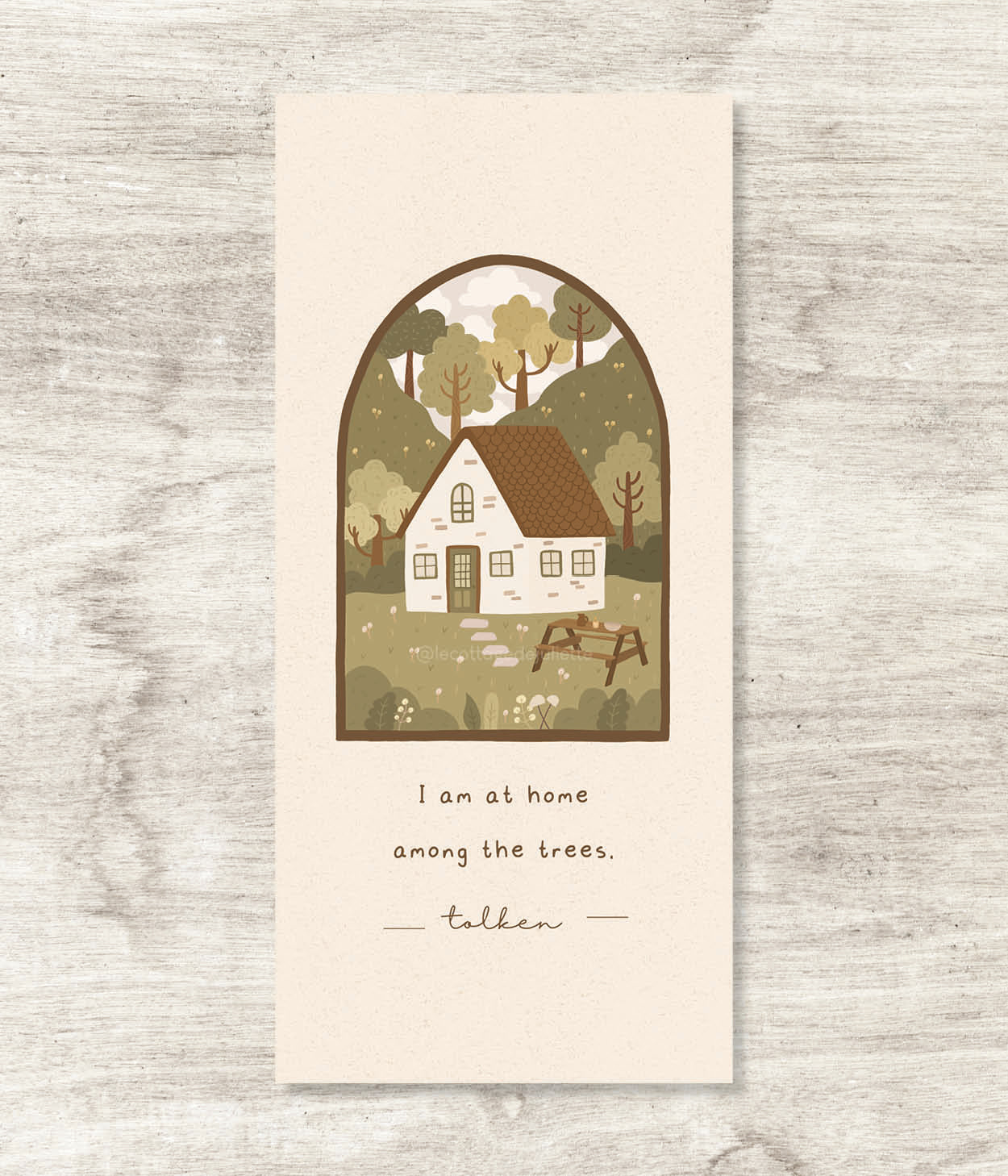 Fond d'écran "Citation Tolkien"