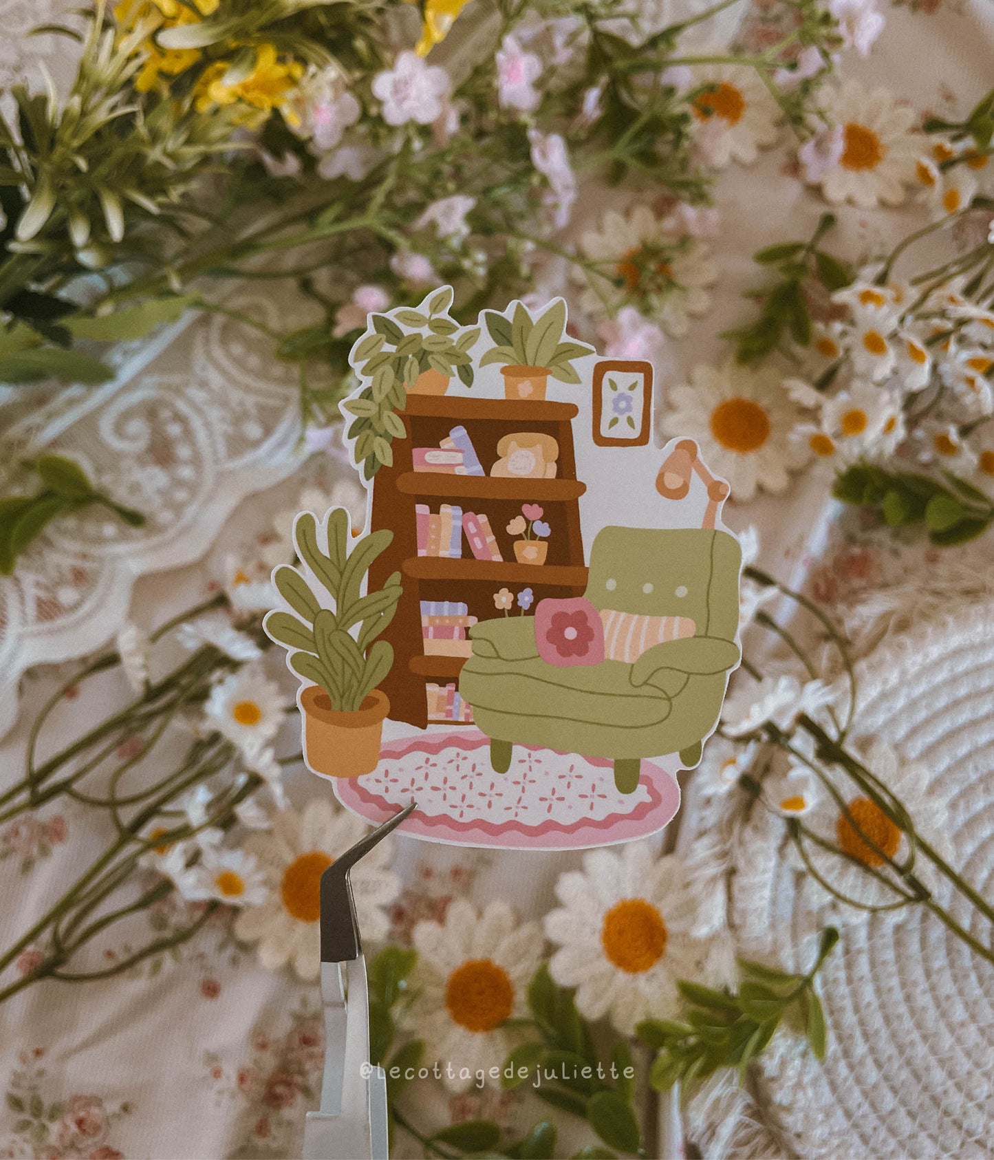 Sticker "Cozy spring corner"