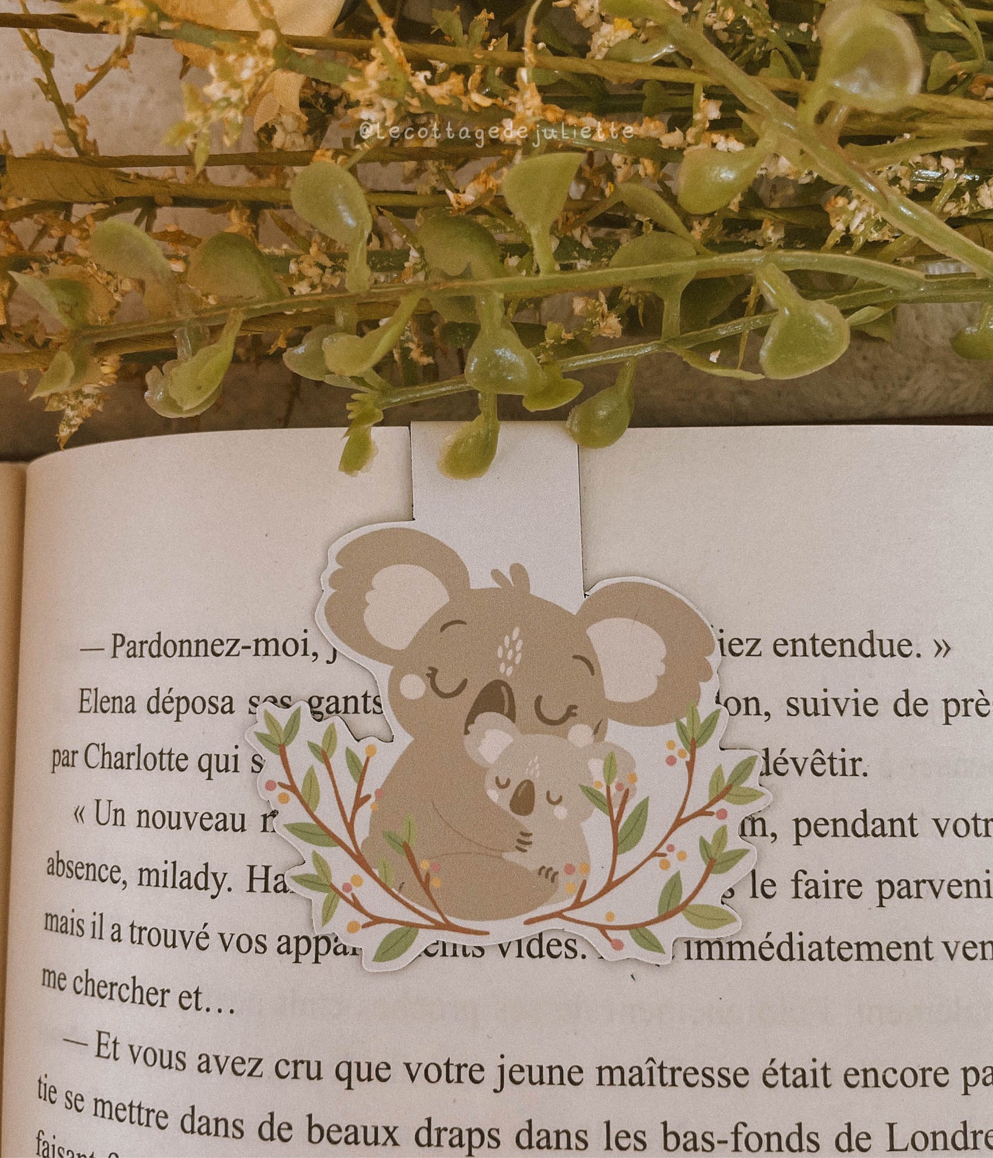 Marque-page magnétique "Cute Koala"