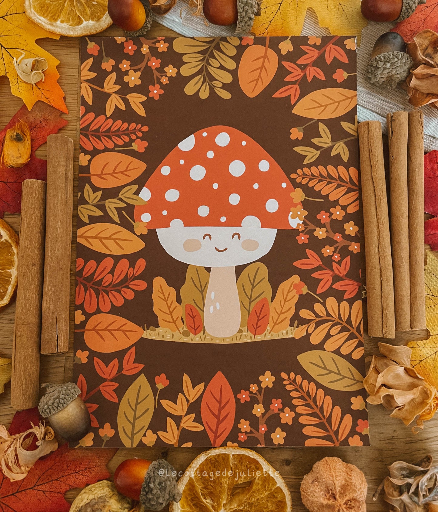 Illustration "Cute mushroom"