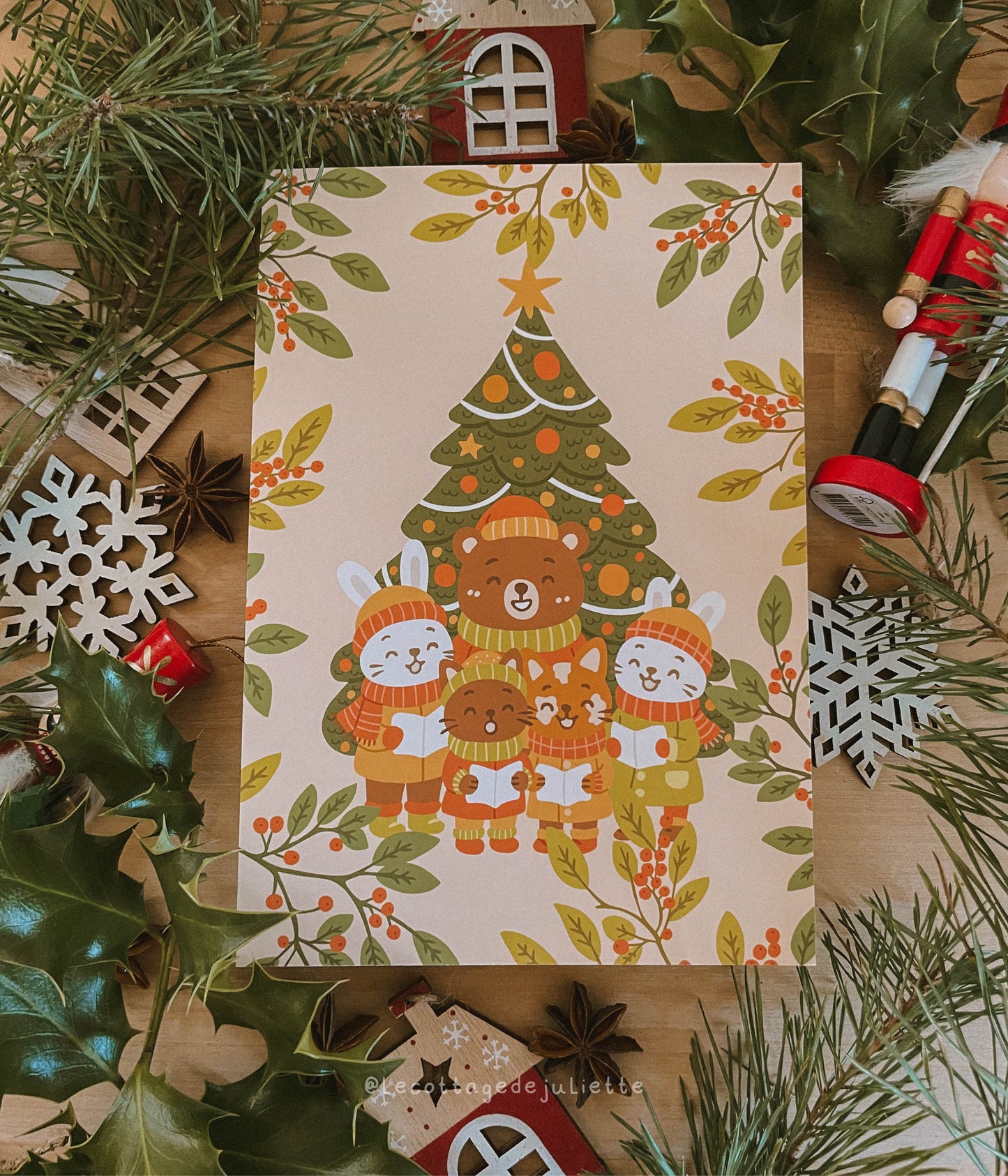 Illustration "La chorale de Noël"