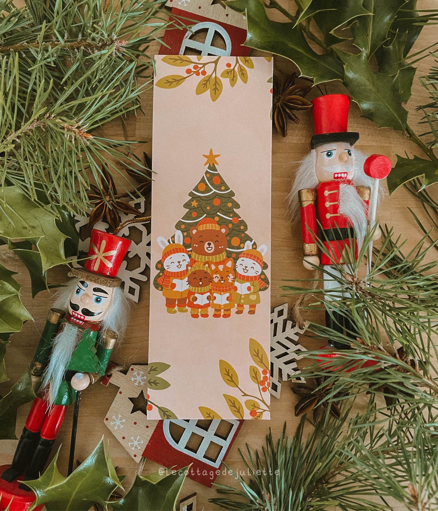 Marque-page "La chorale de Noël"