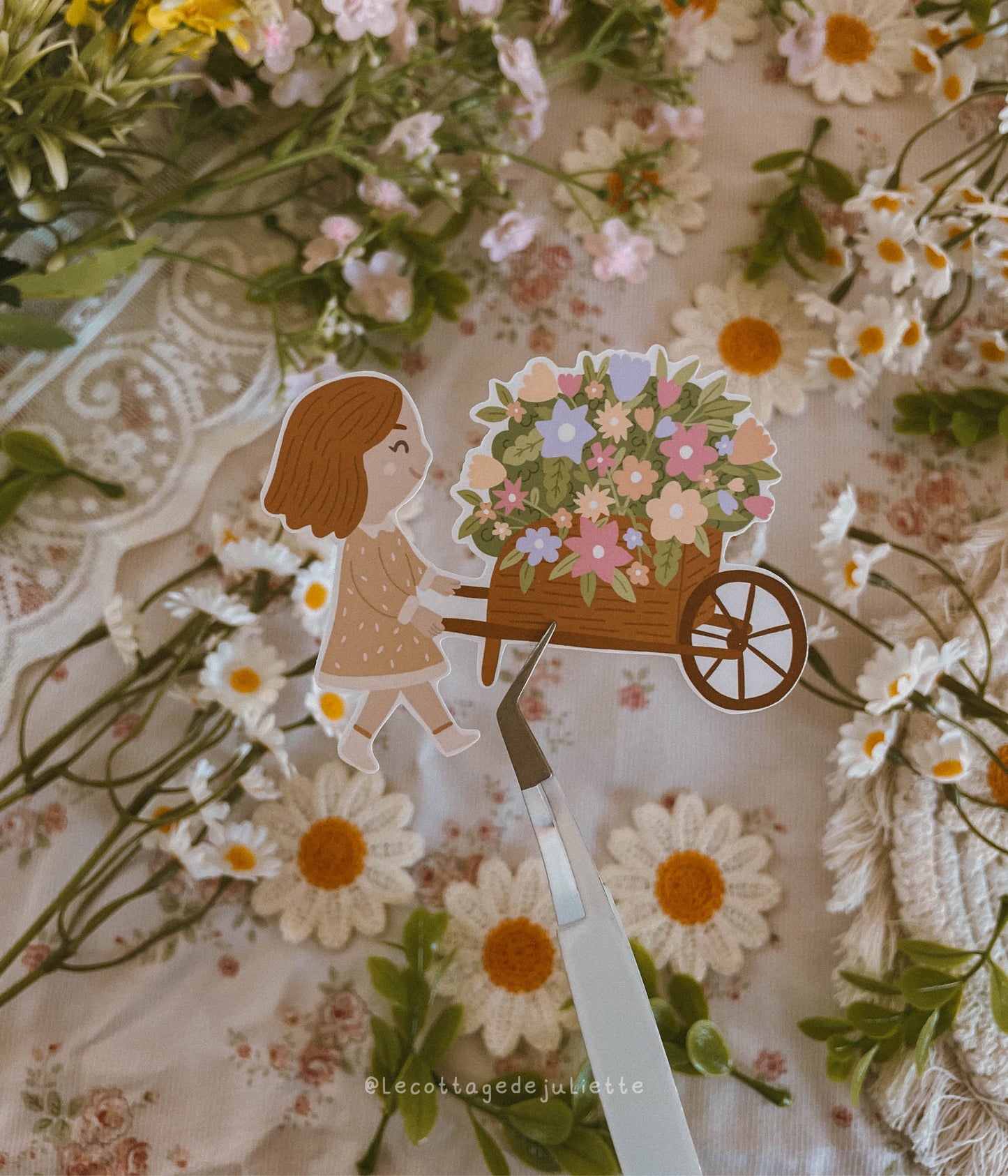 Sticker "La fleuriste"