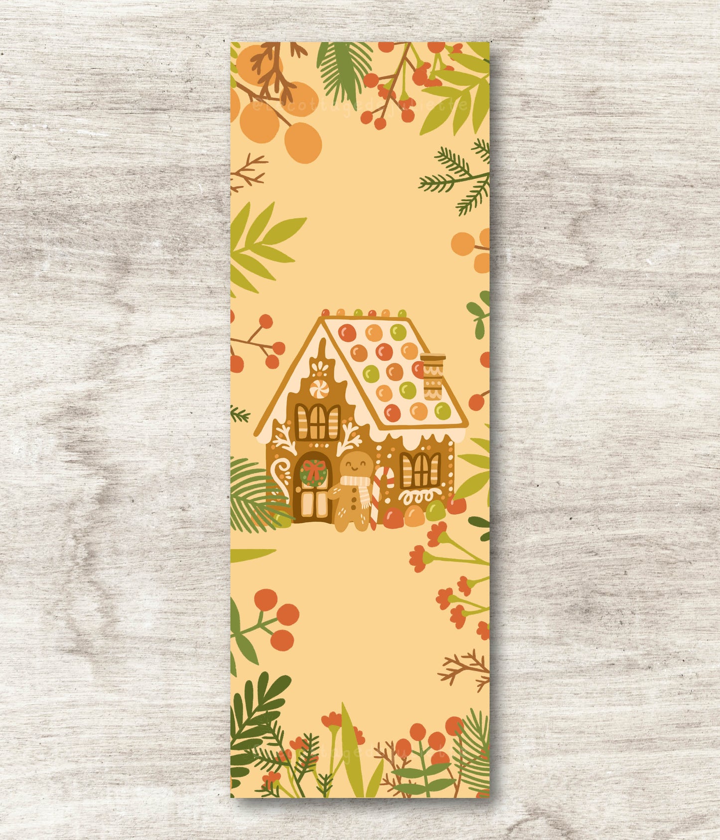 Marque-page "La maison en pain d'épice"