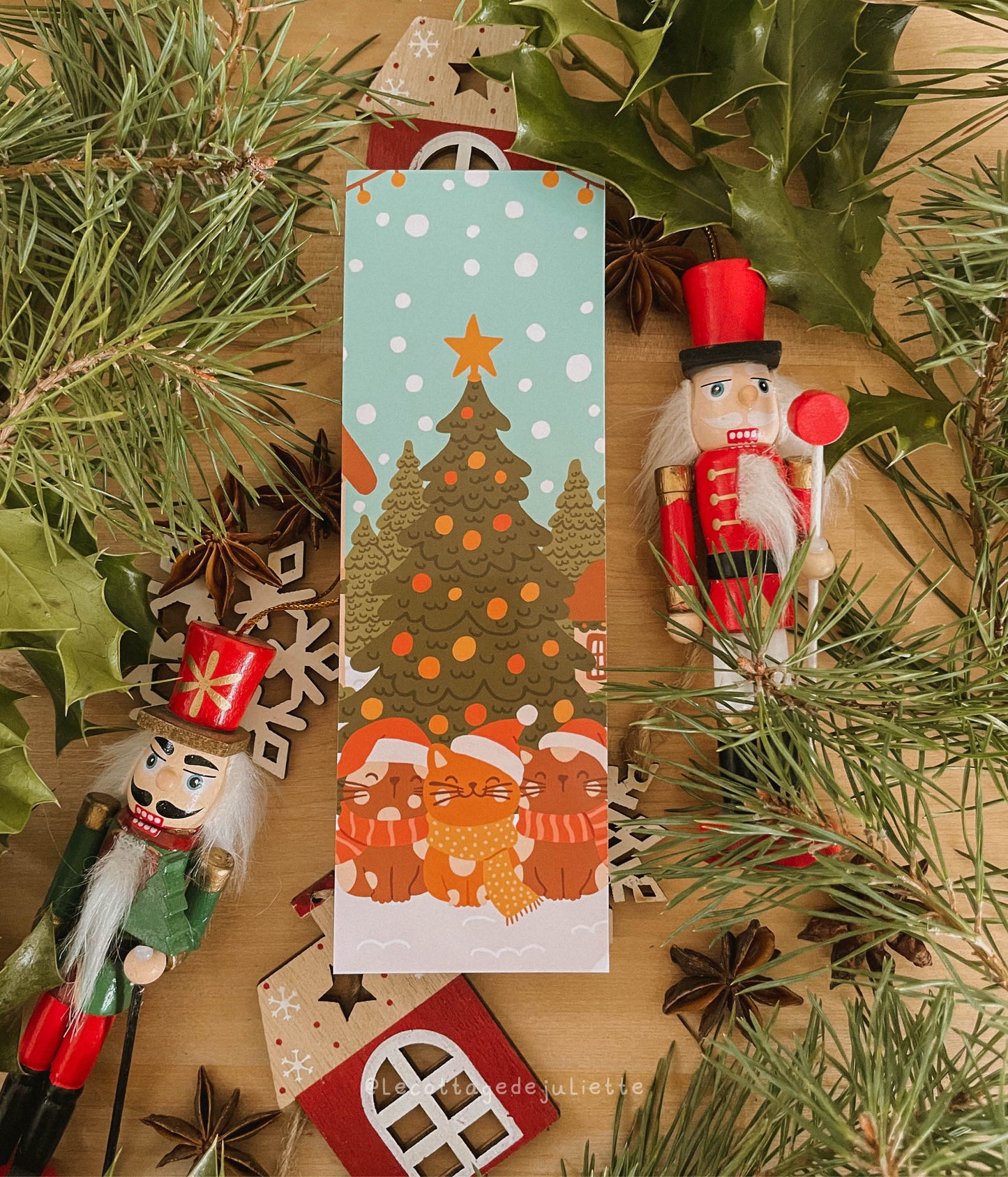 Marque-page "La place de Noël"