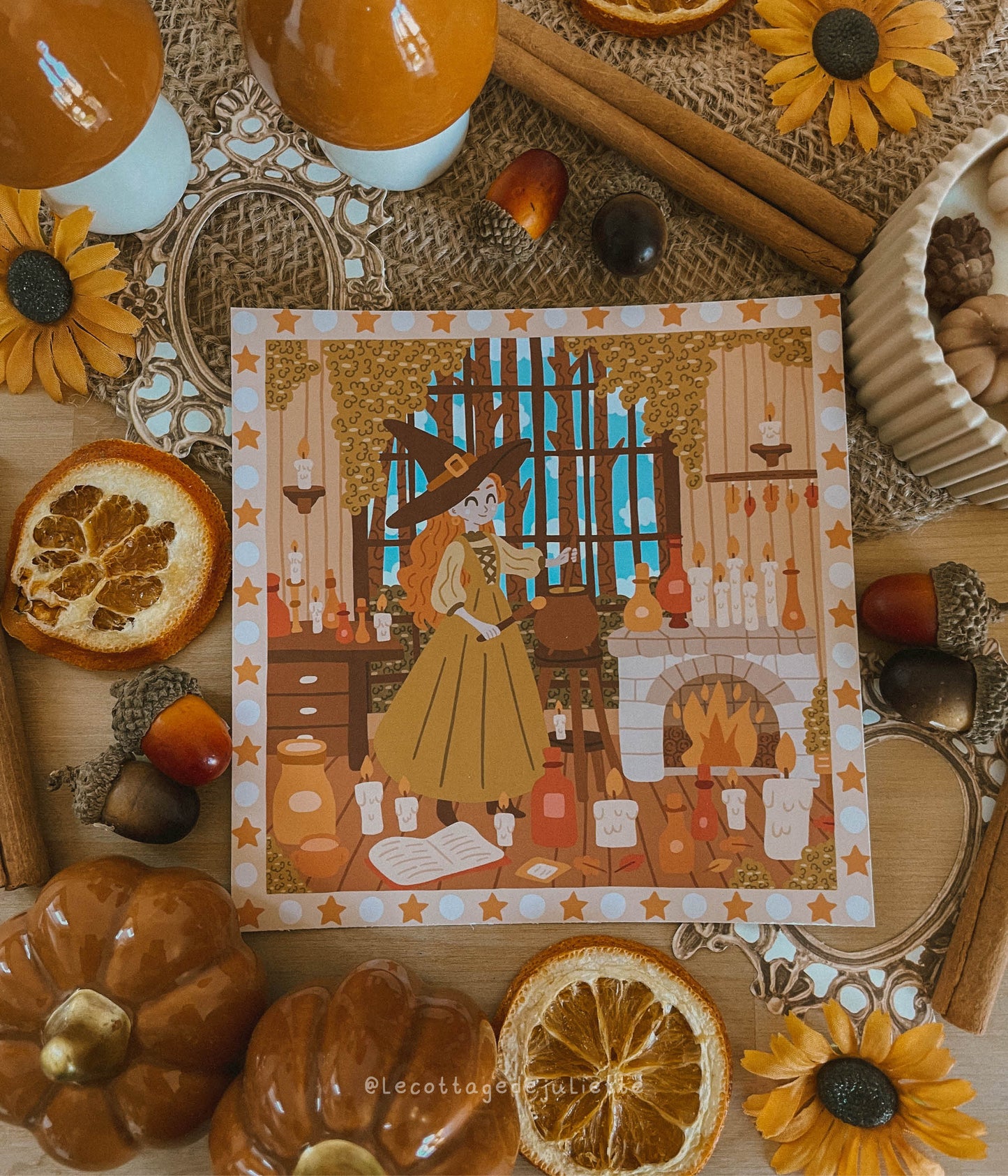 Illustration "La sorcière de la forêt"