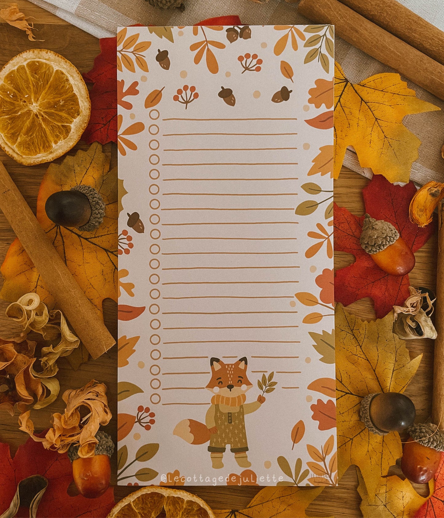 La to do list de l'automne