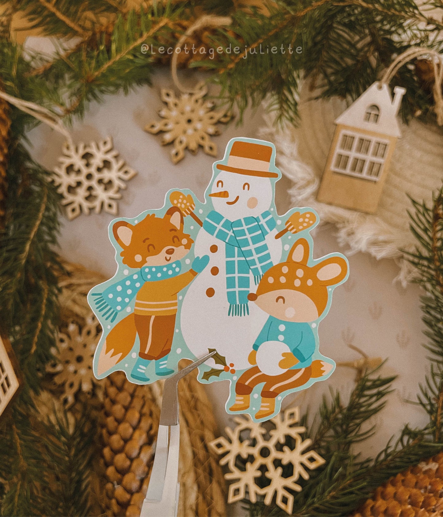 Sticker "Le Bonhomme de neige"