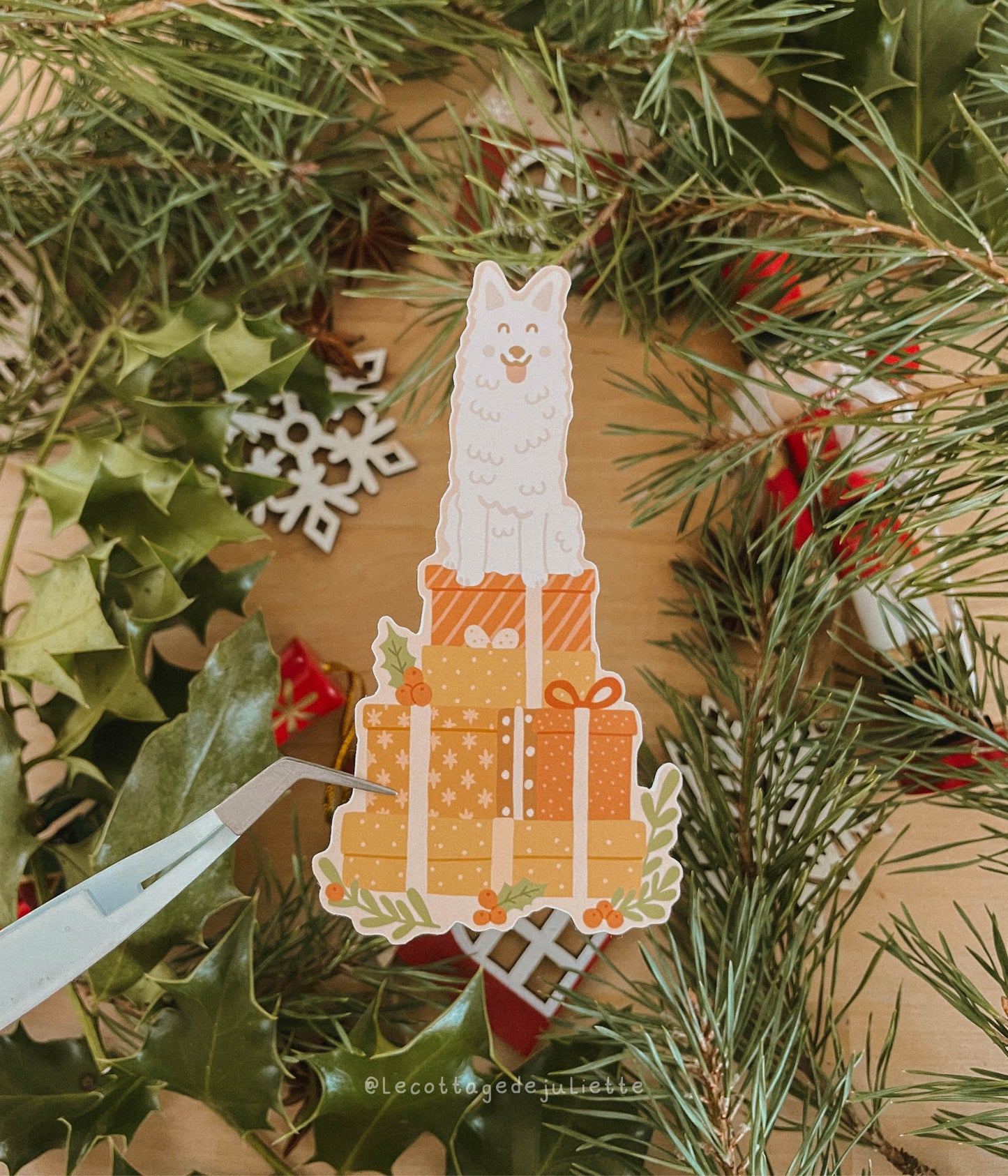 Sticker "Le Noël de Saika"