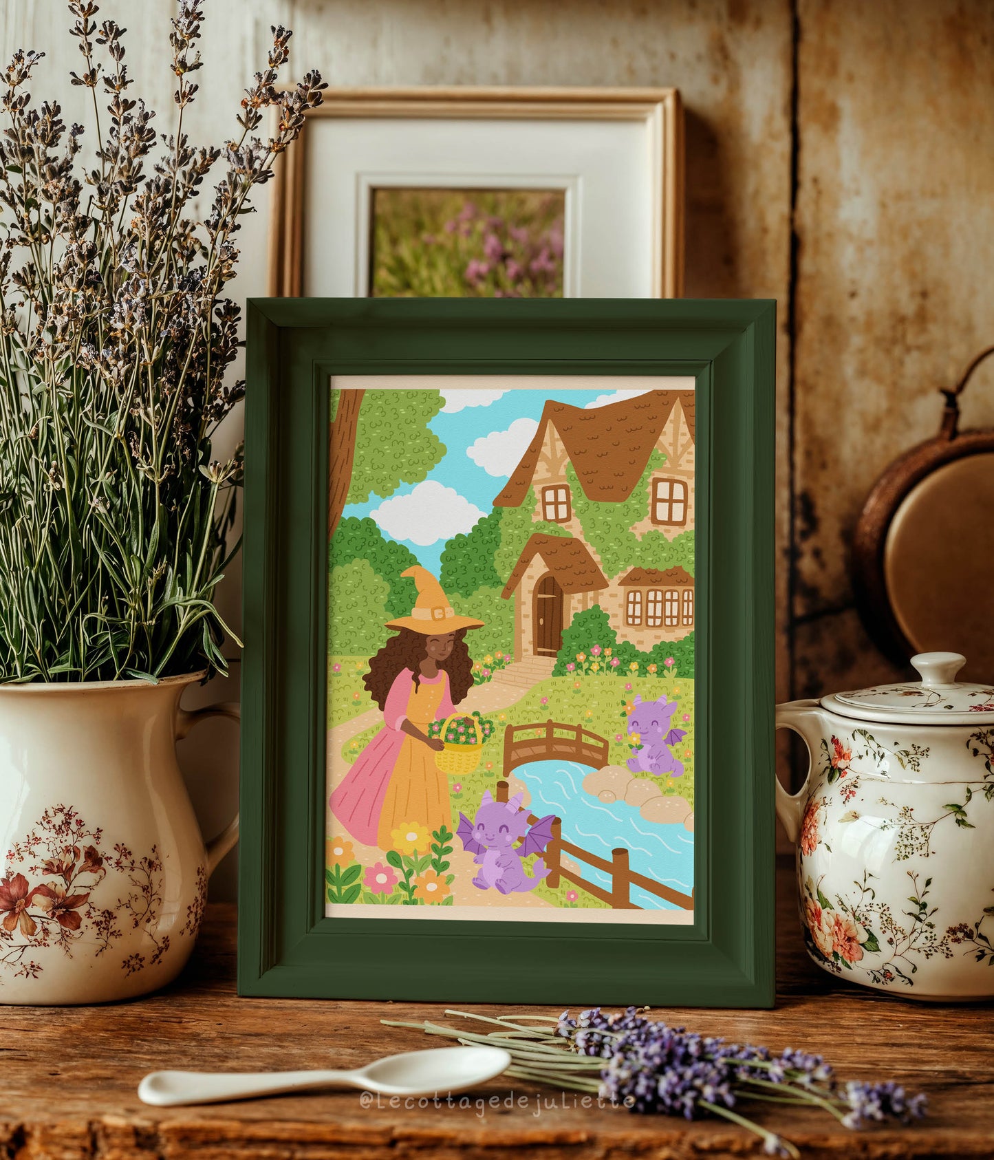 Illustration "Le cottage de la sorcière"
