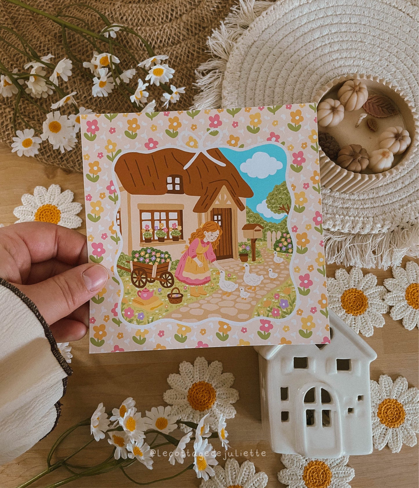 Illustration "Le cottage du bonheur"