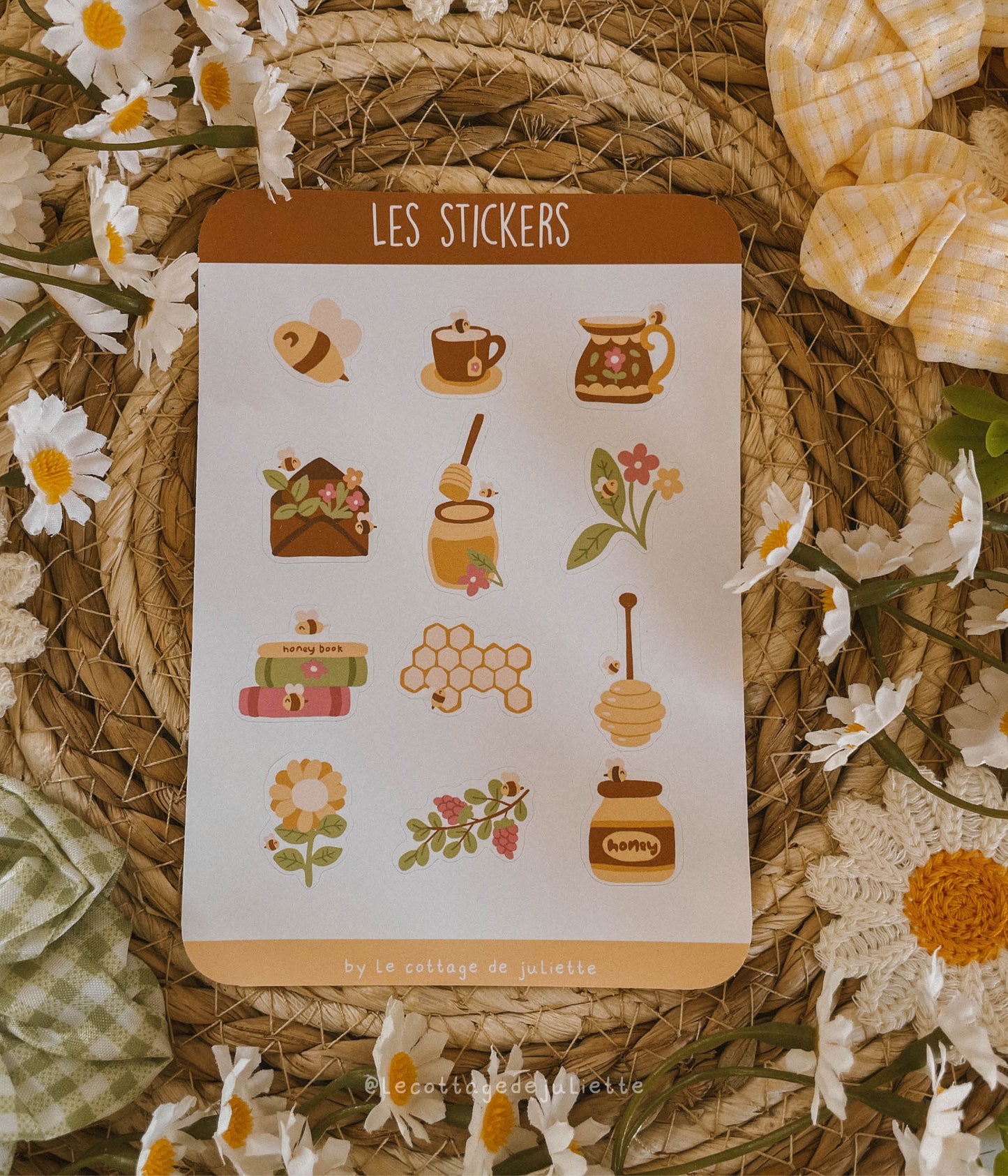 Planche de stickers "Le festival des abeilles"