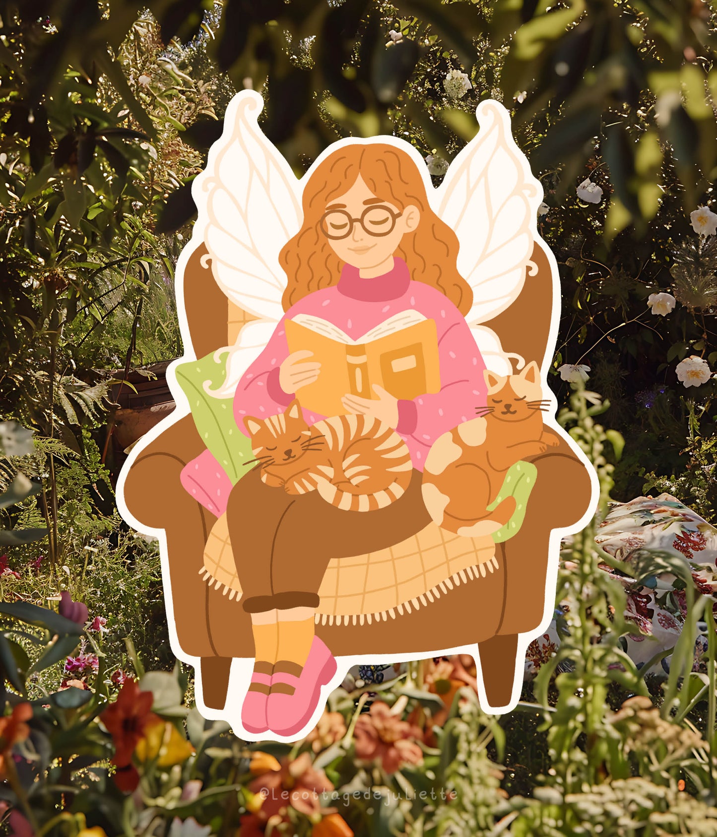 Sticker "Le moment cosy de la fée"