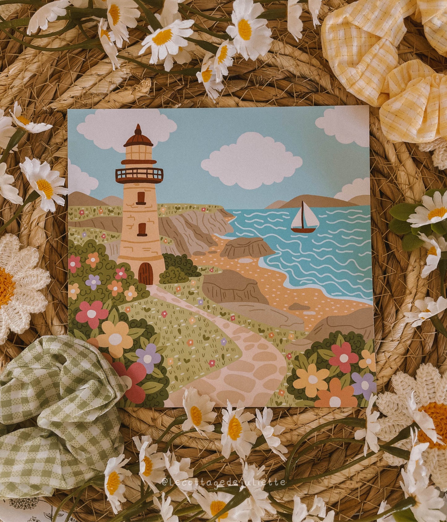 Illustration "Le phare du bout du monde"