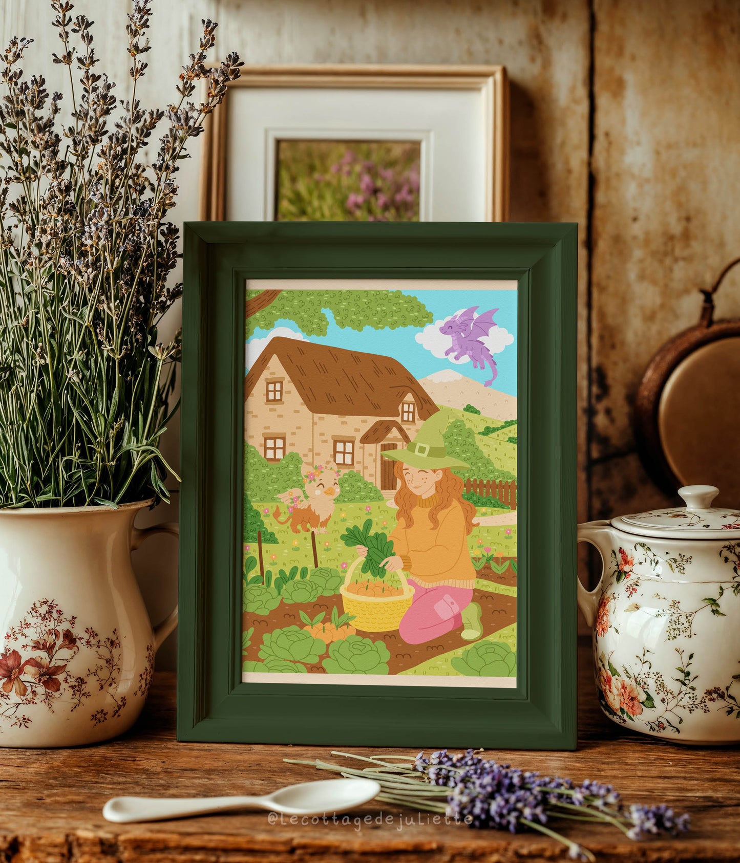 Illustartion "Le potager de la sorcière"