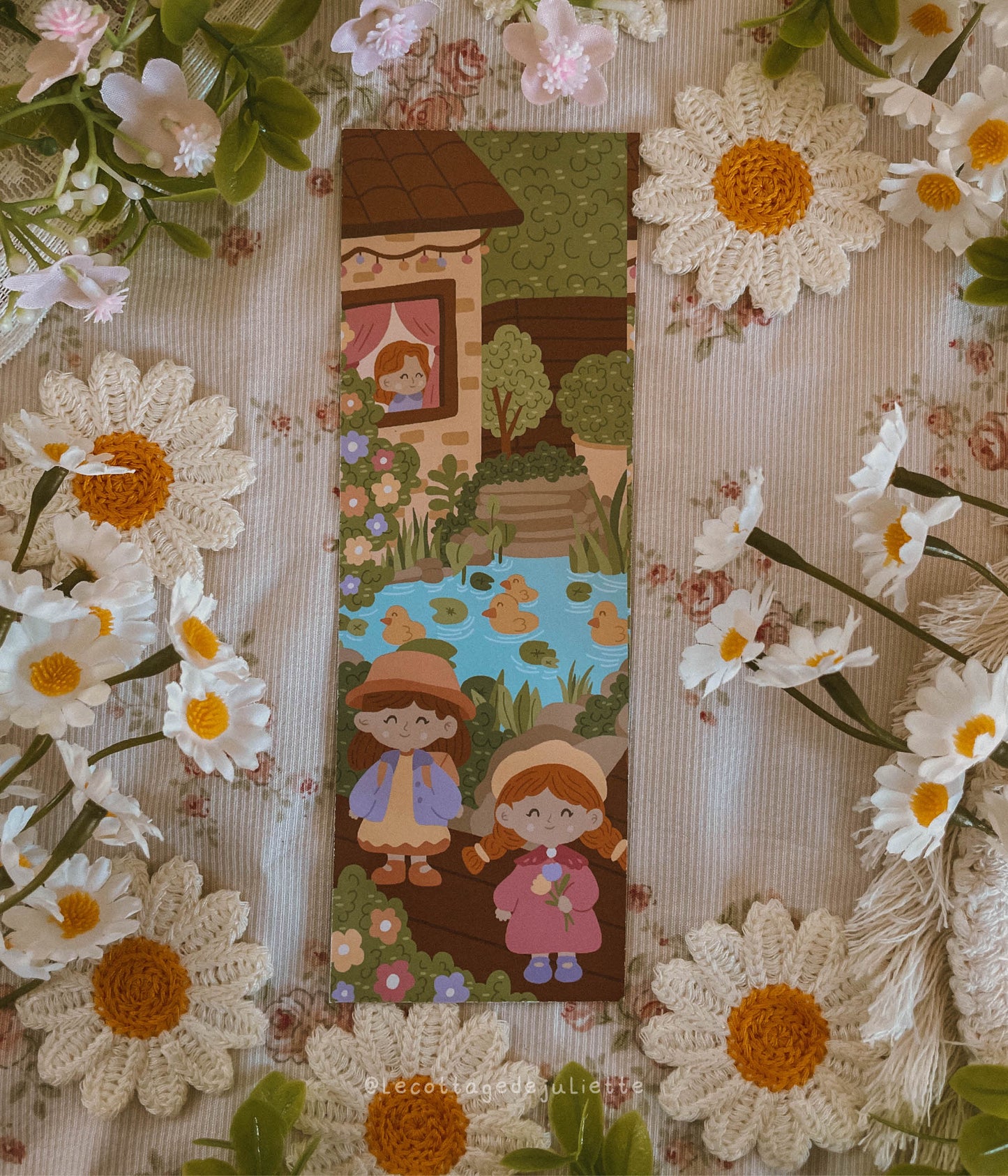 Marque-page "Le printemps au bord de l'eau"