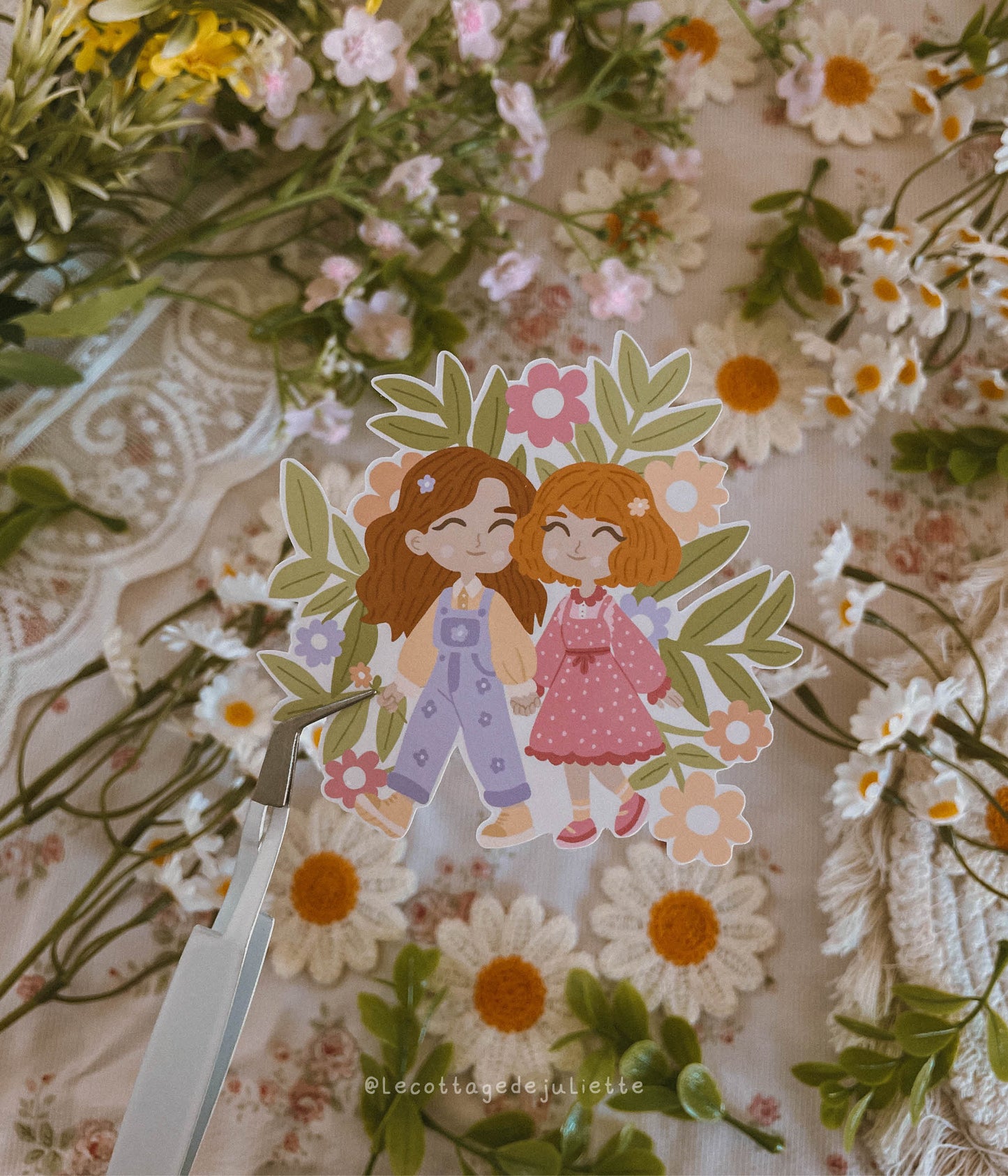 Sticker "Les amoureuses du printemps"