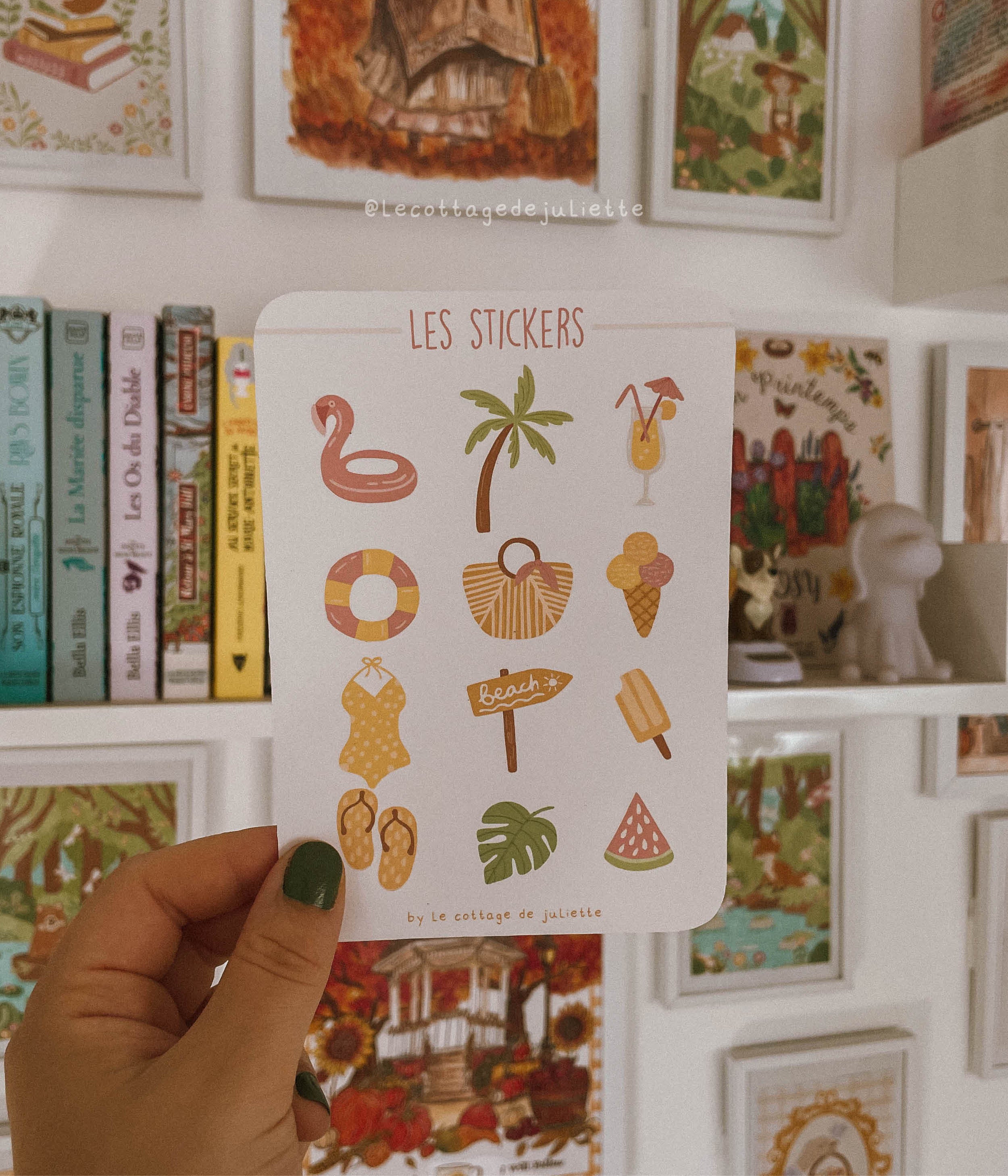 Sticker Planche De Forme Enfant - Etoiles - Planche De 50 Stickers