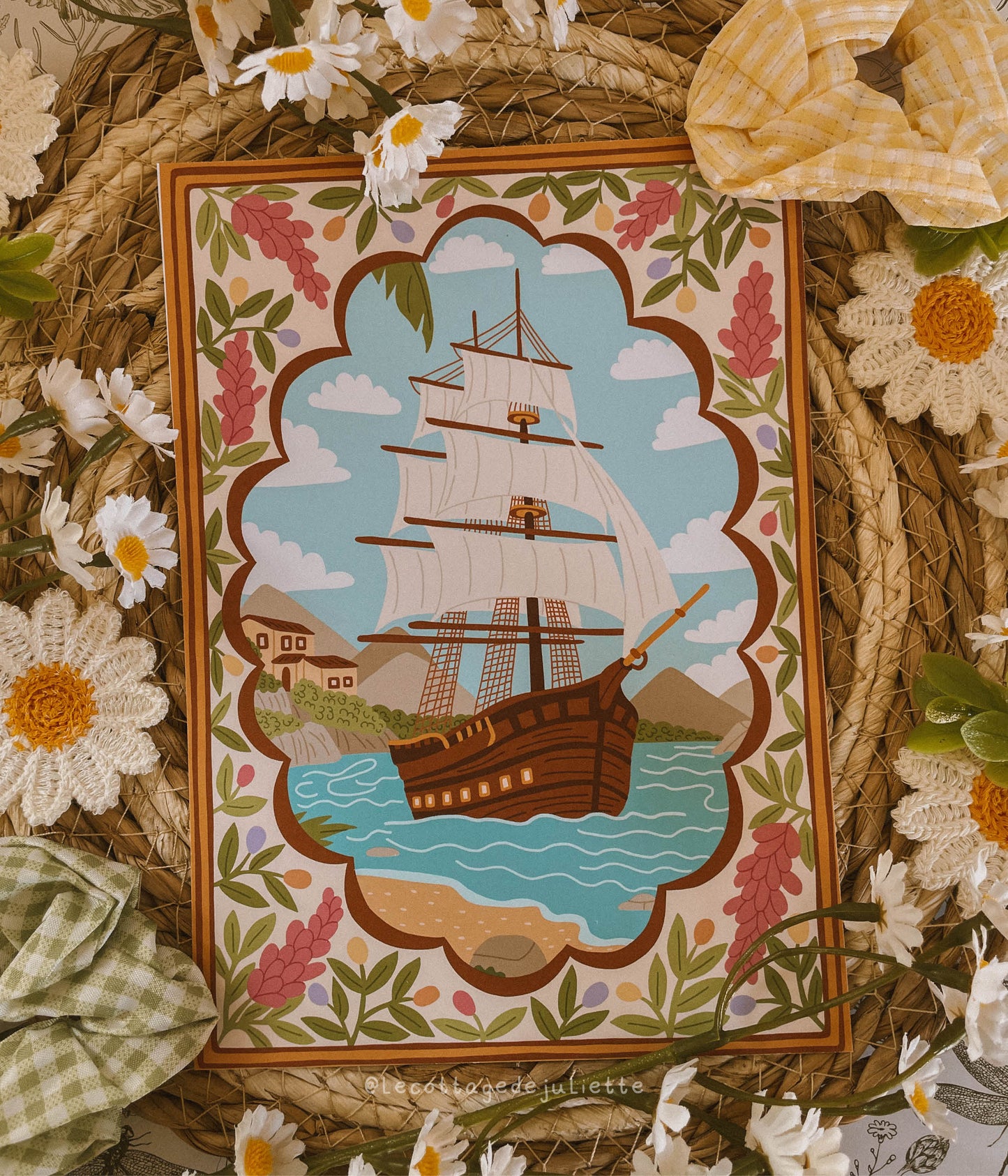 Illustration "Le voilier"