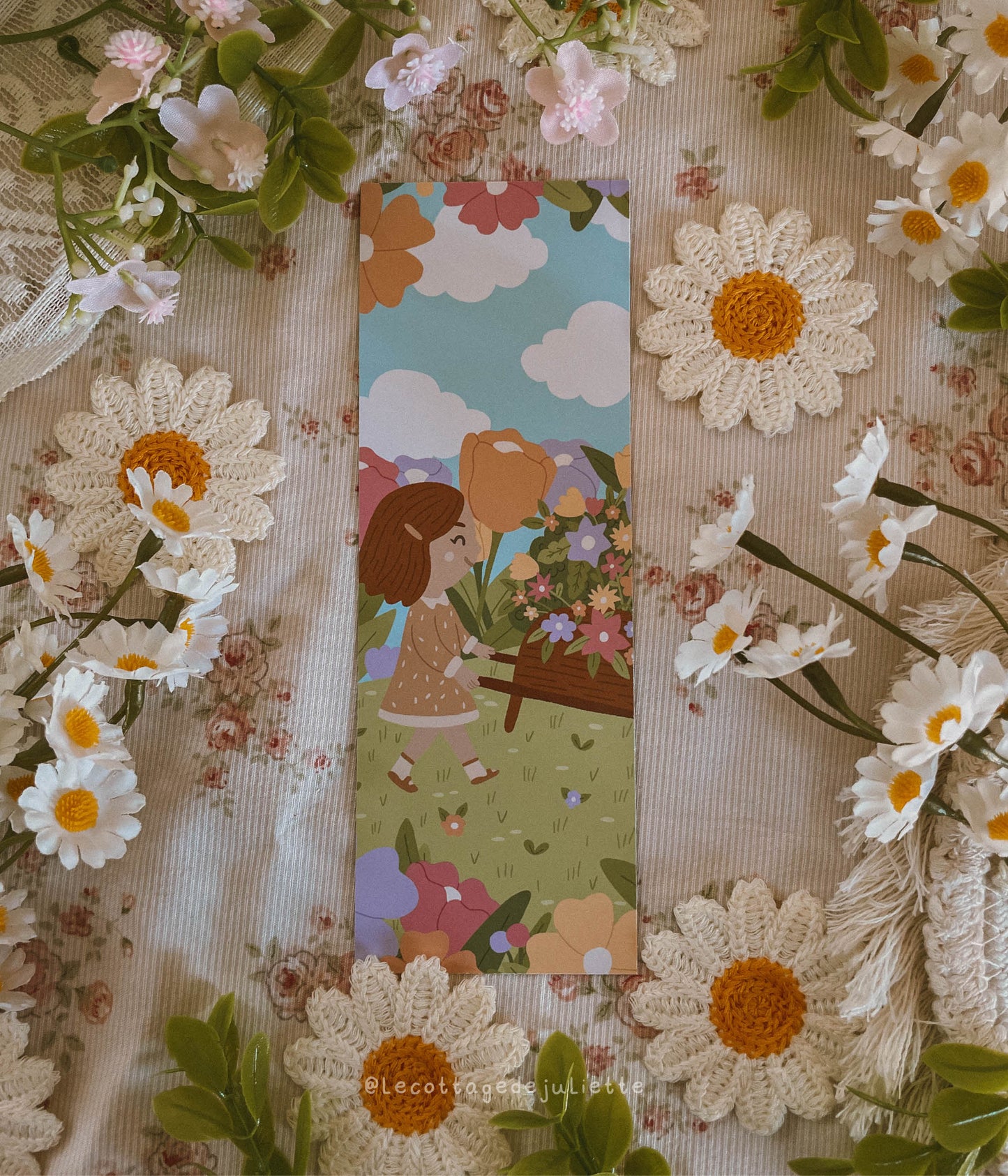 Marque-page "Livraison fleurit"