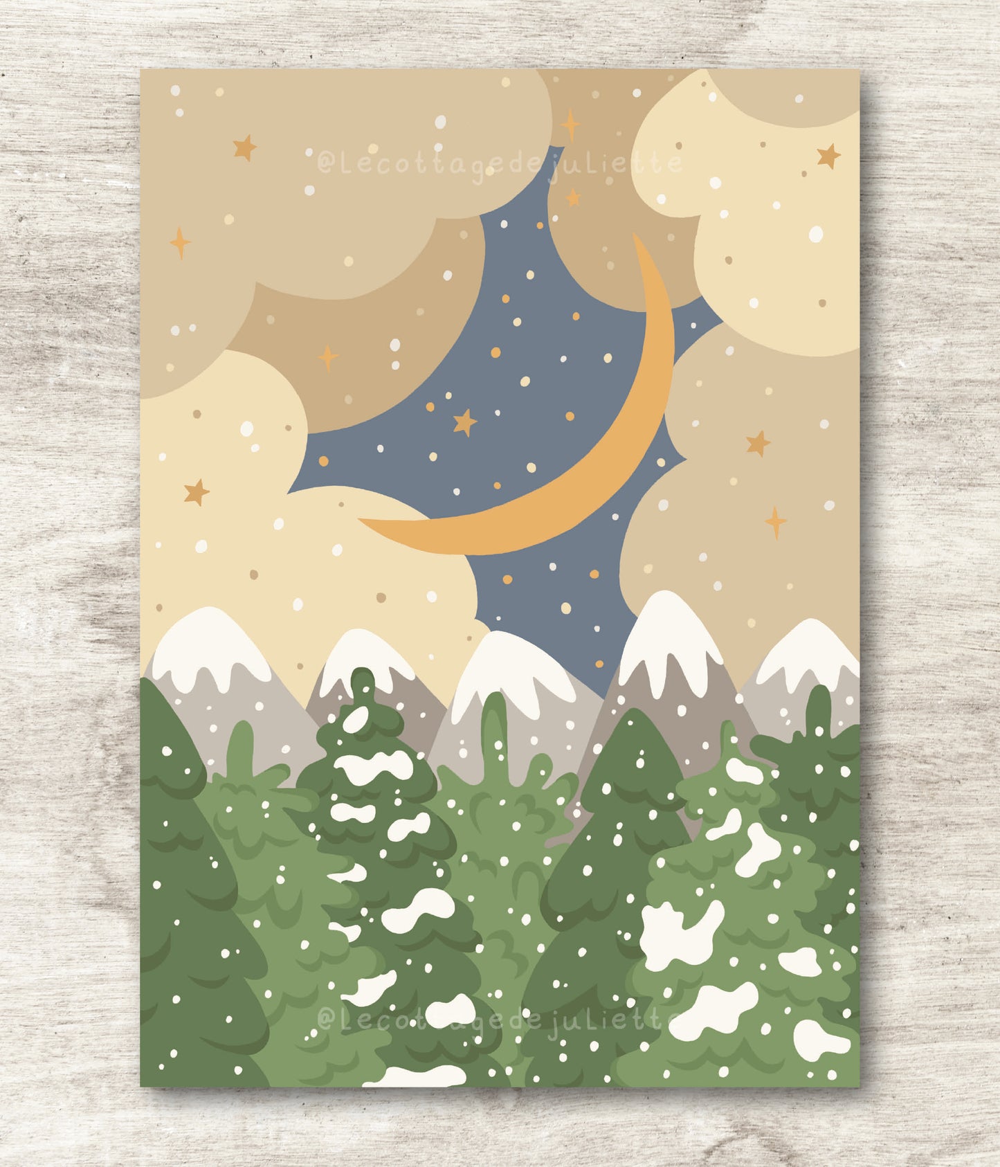 Illustration "Nuit d'hiver"