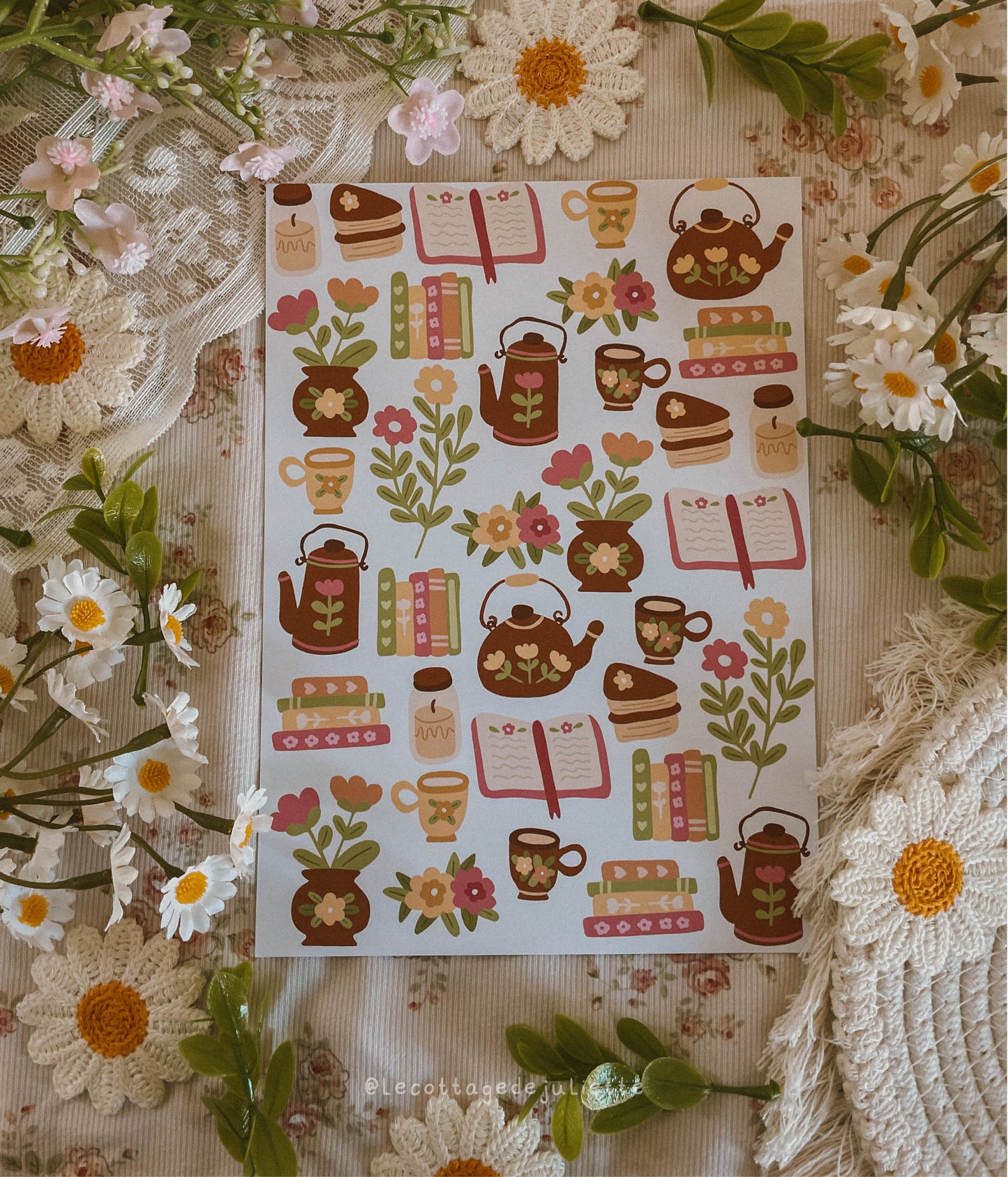 Illustration "Printemps fleurit"