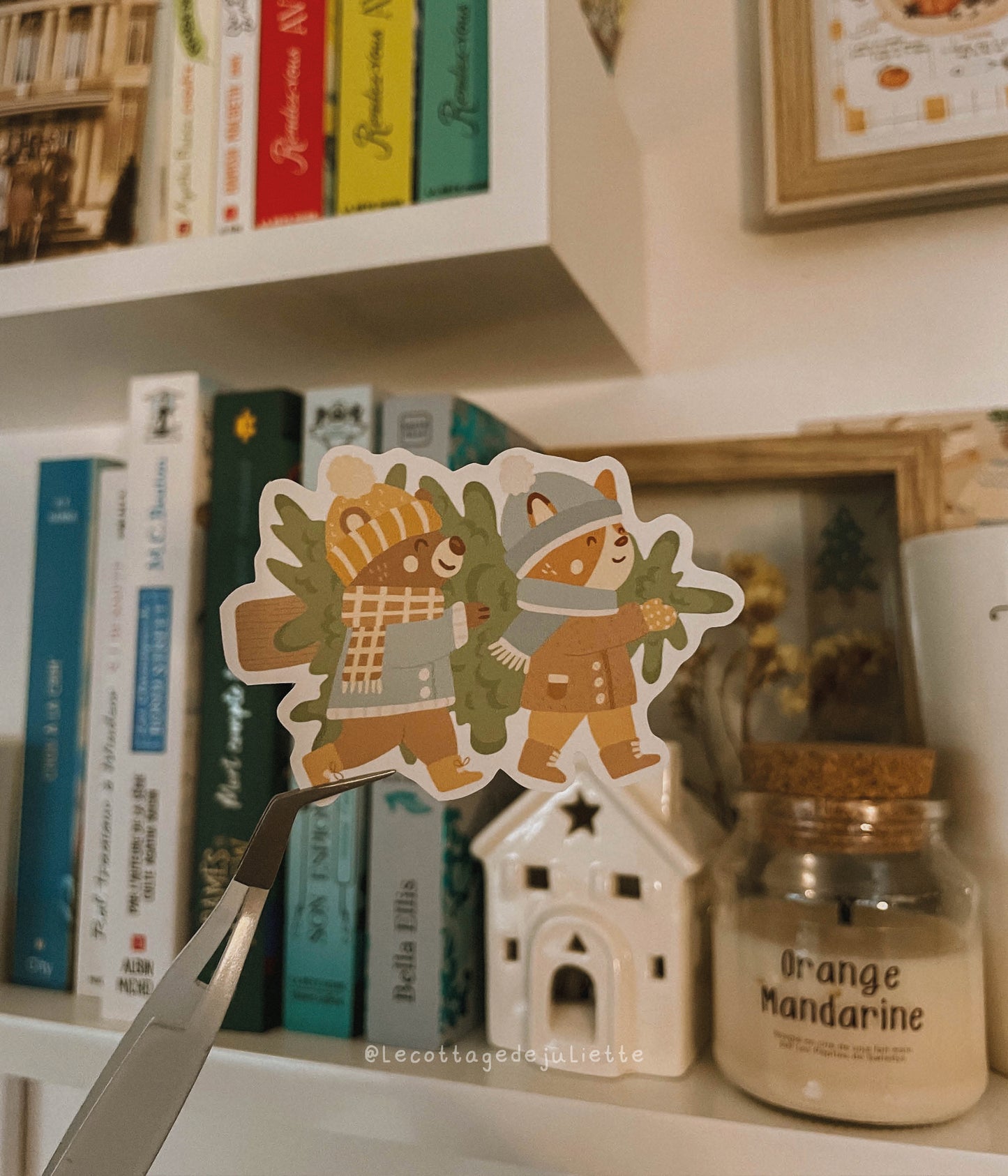 Sticker "L'arrivée du sapin"