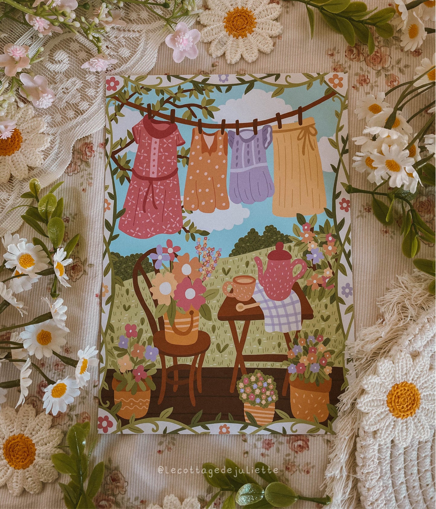 Illustration "Spring scene"