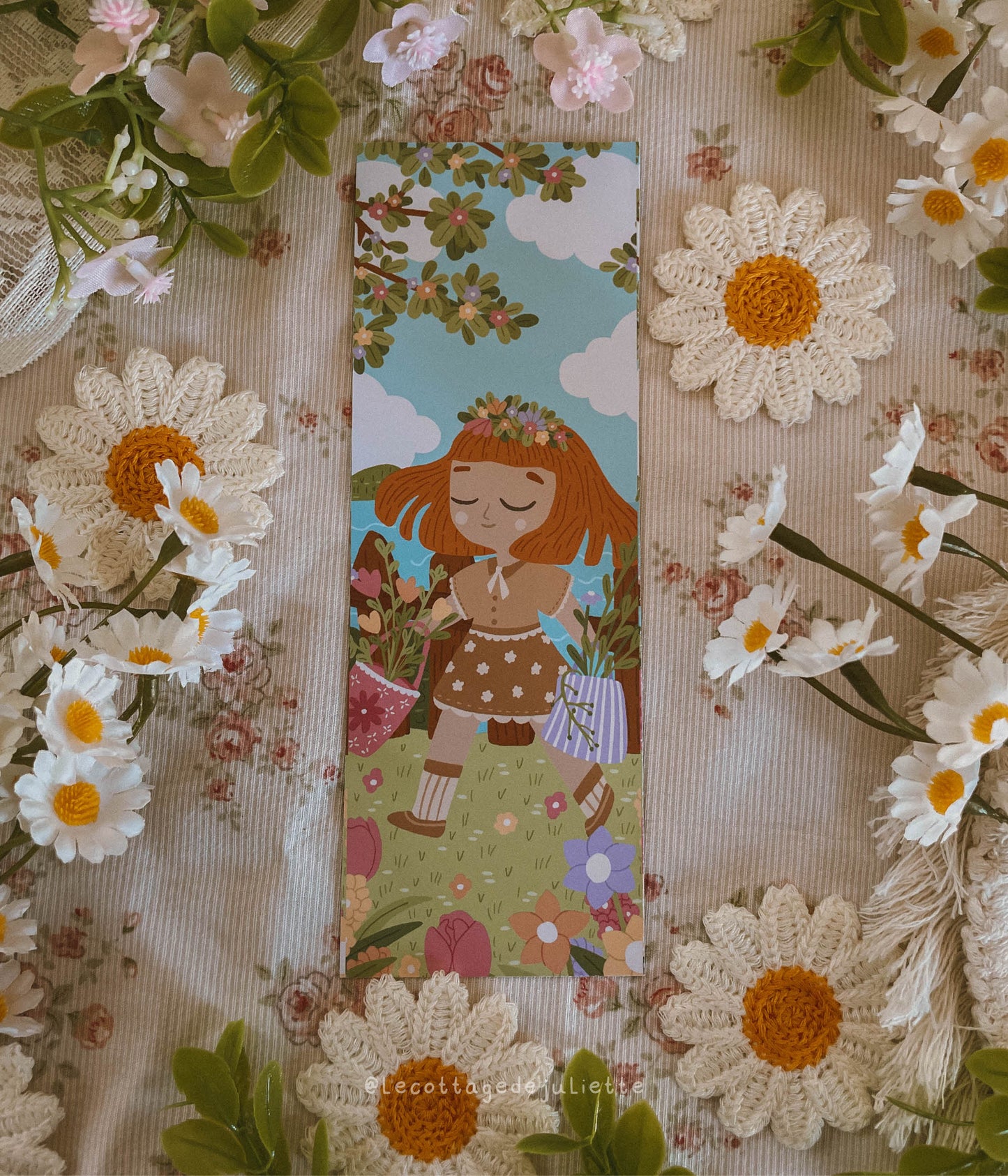 Marque-page "The Flower Girl"