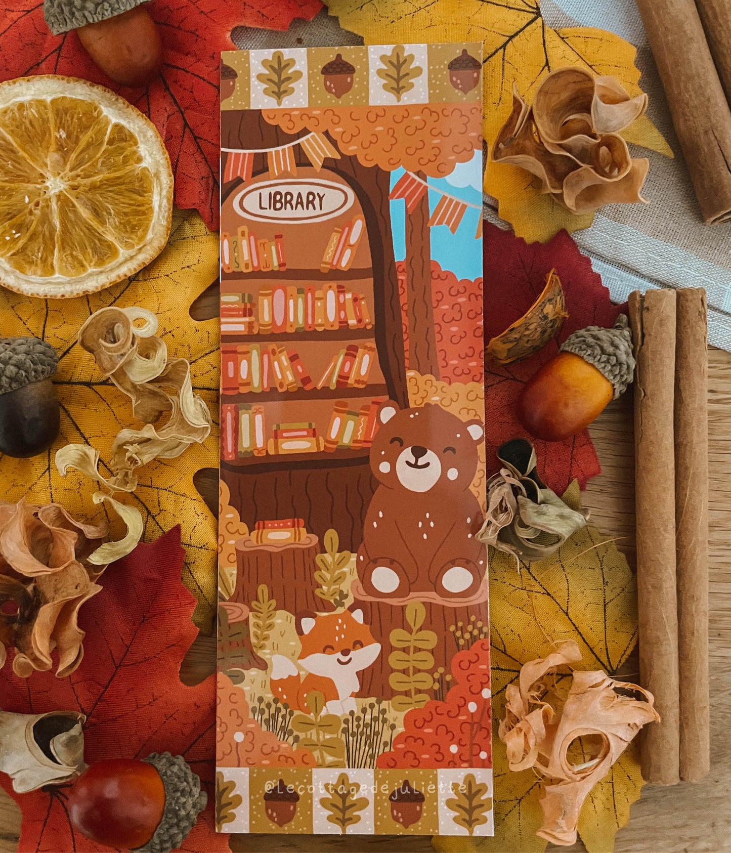 Marque-page "The Forest Library"
