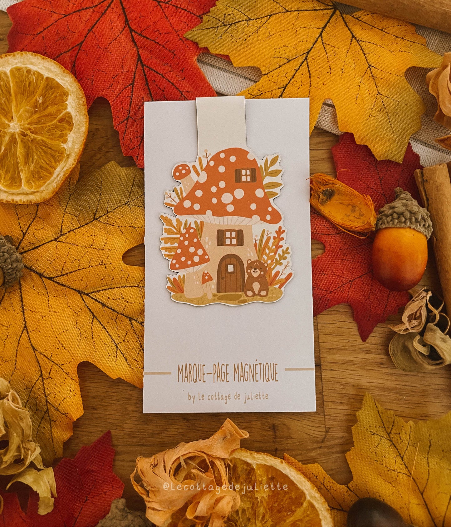 Marque-page magnétique "The Mushroom House"