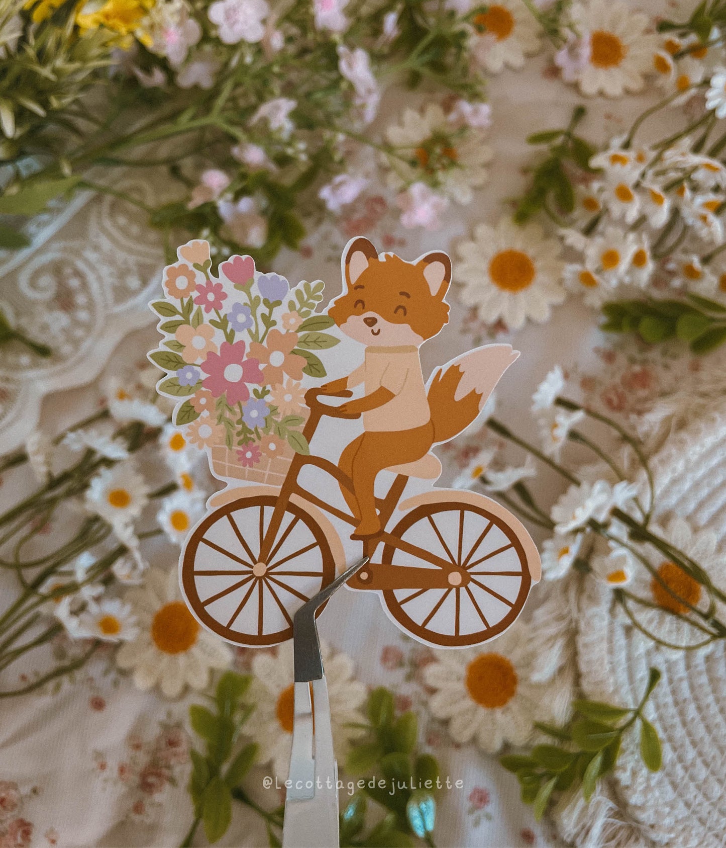 Sticker "The Spring Fox"