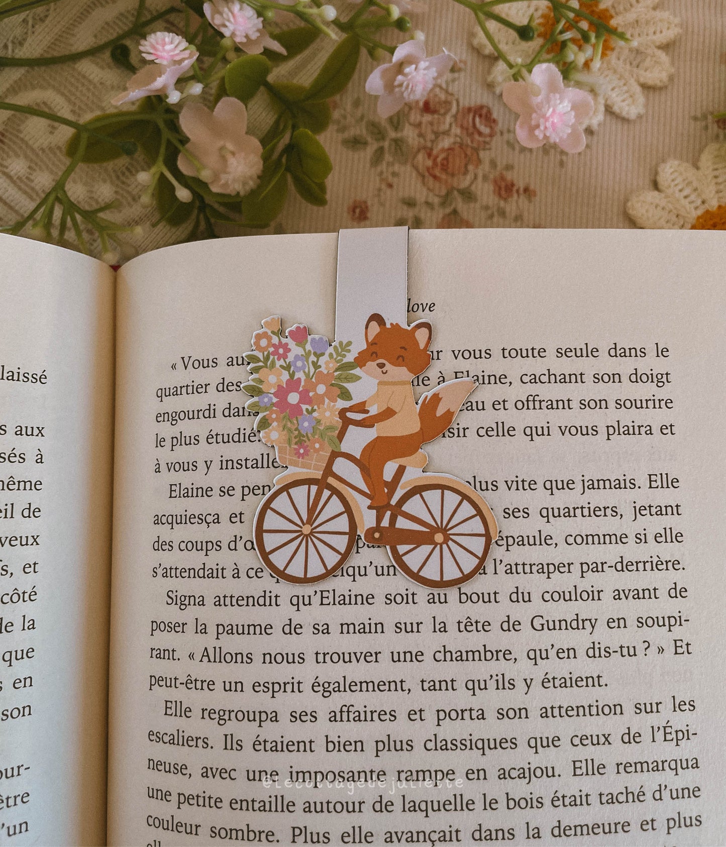 Marque-page magnétique "The Spring Fox"