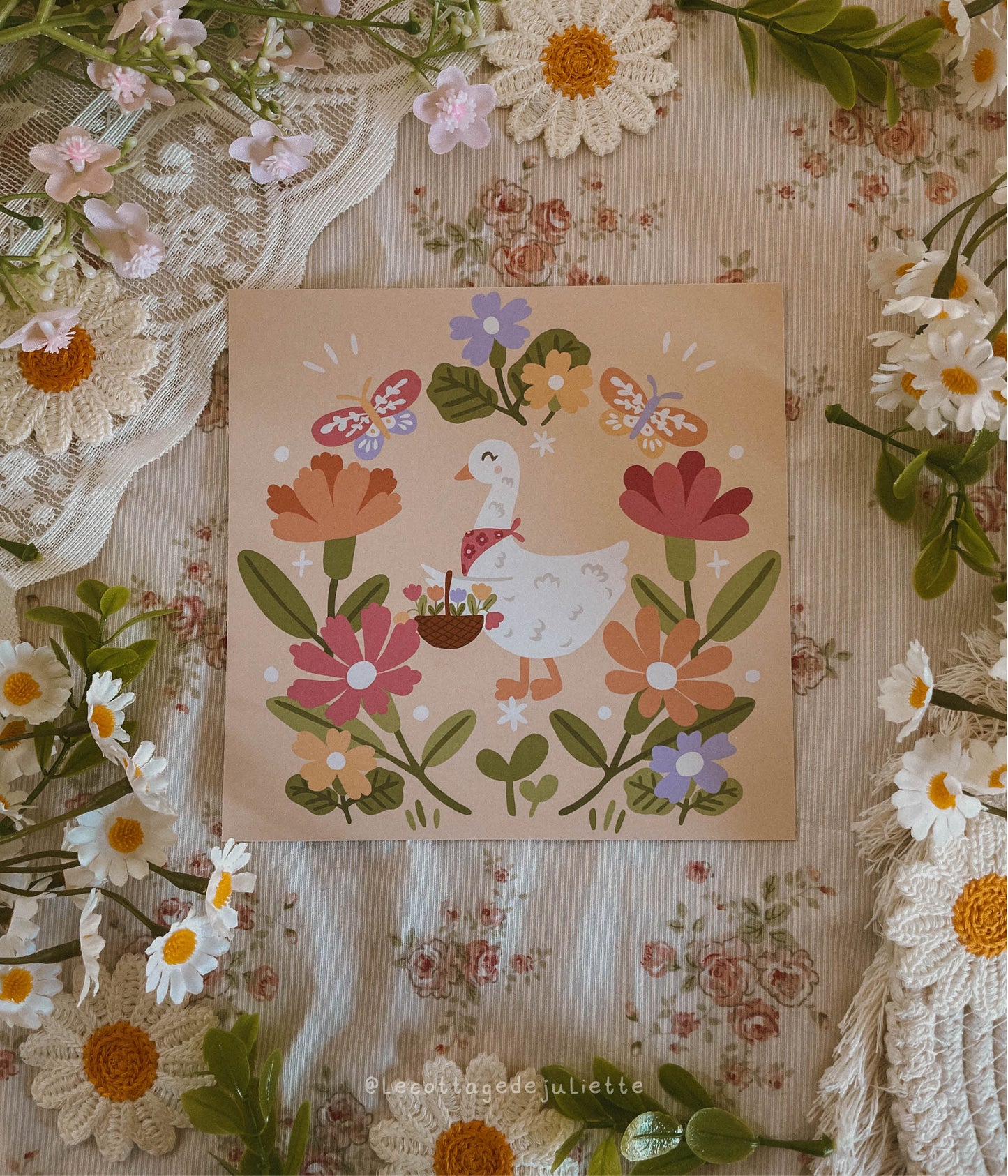 Illustration "The Spring Goose"