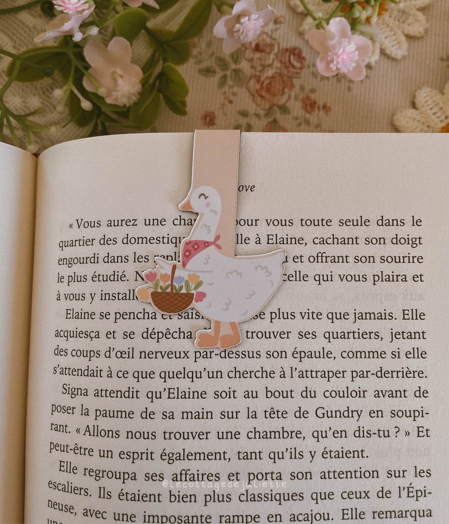 Marque-page magnétique "The Spring Goose"