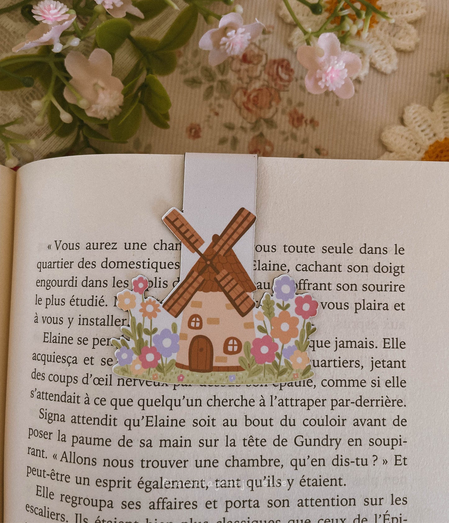 Marque-page magnétique "The Spring Mill"