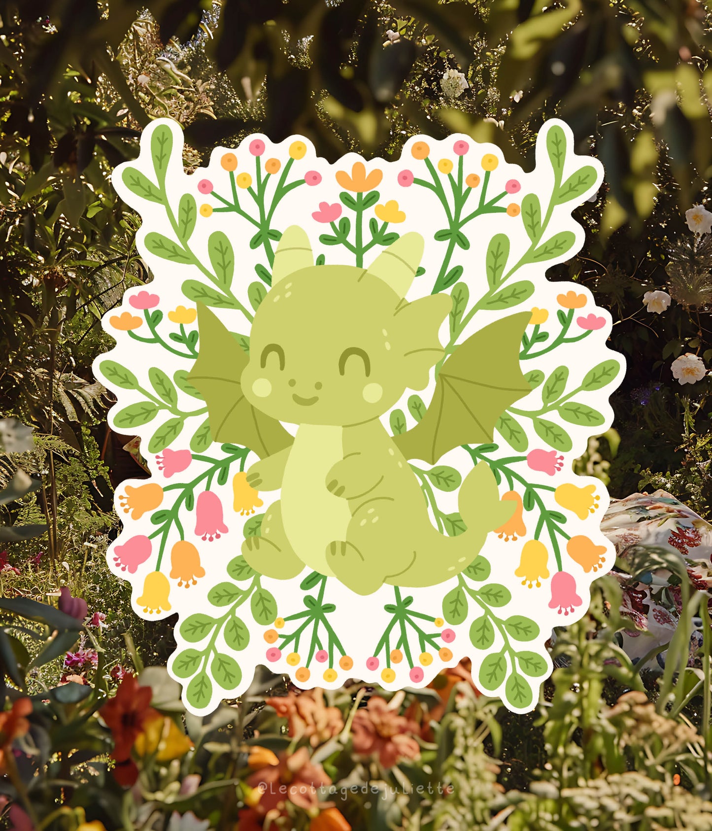 Sticker "The cute dragon"