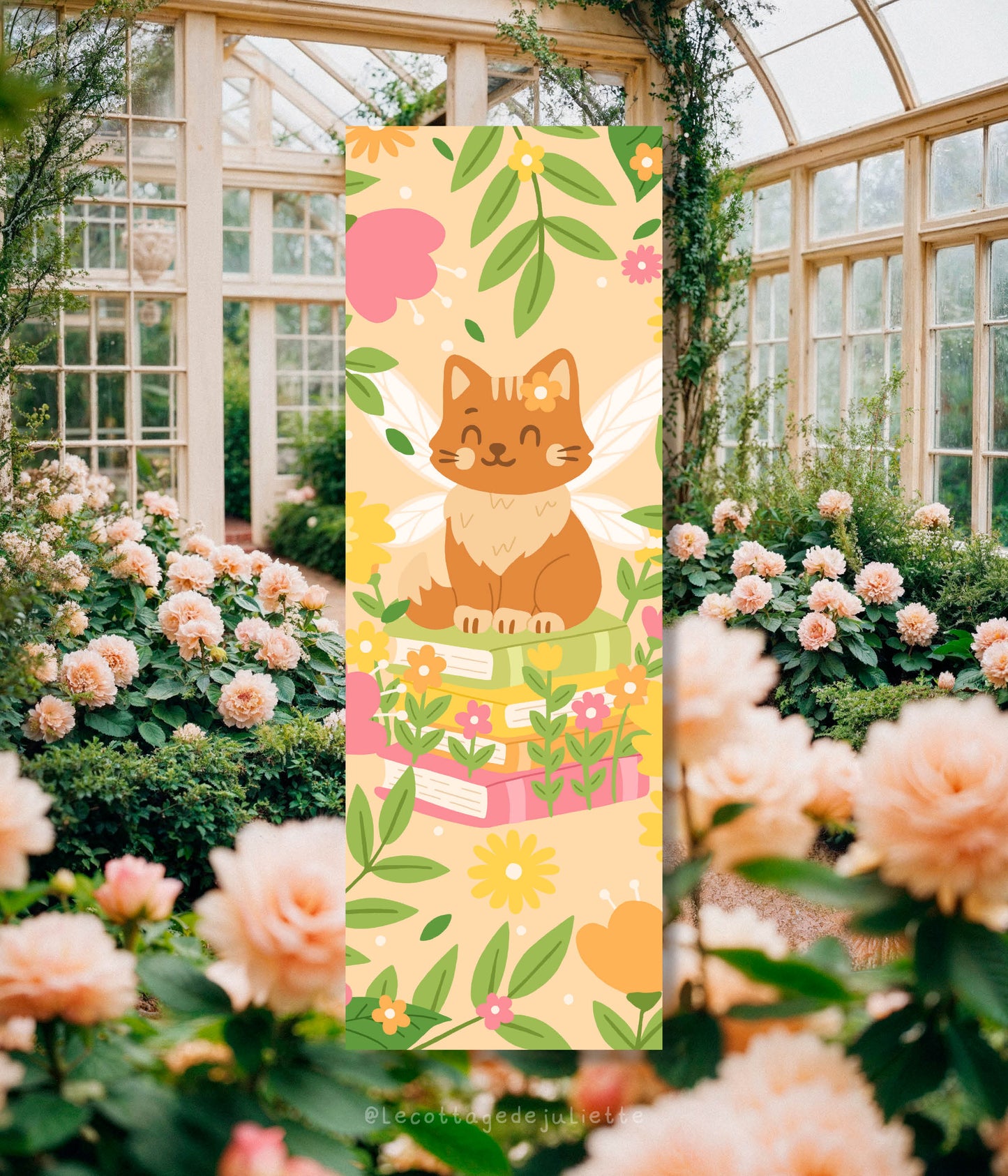 Marque-page "The magic cat"