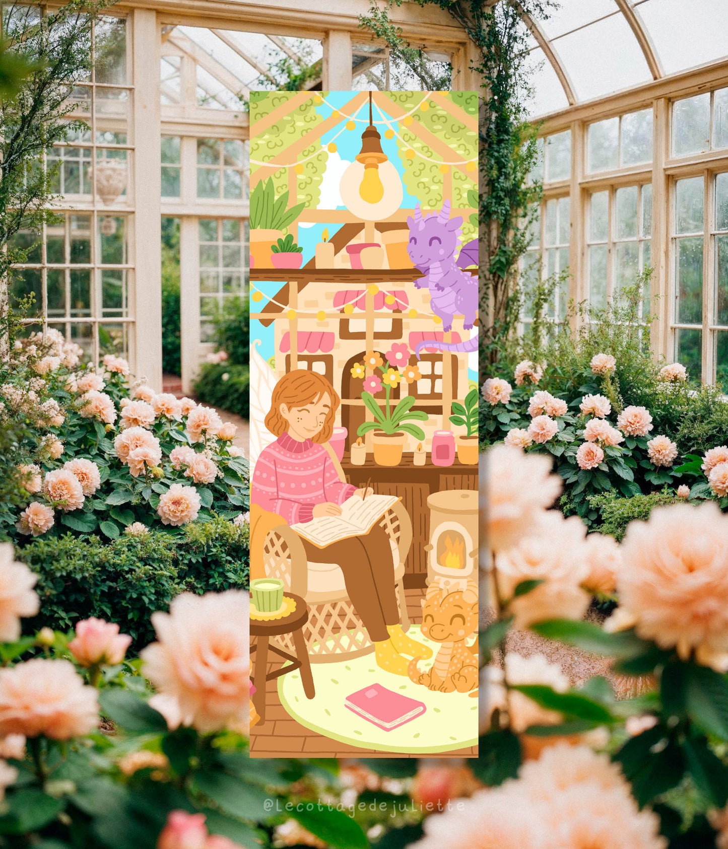 Marque-page "The magic greenhouse"