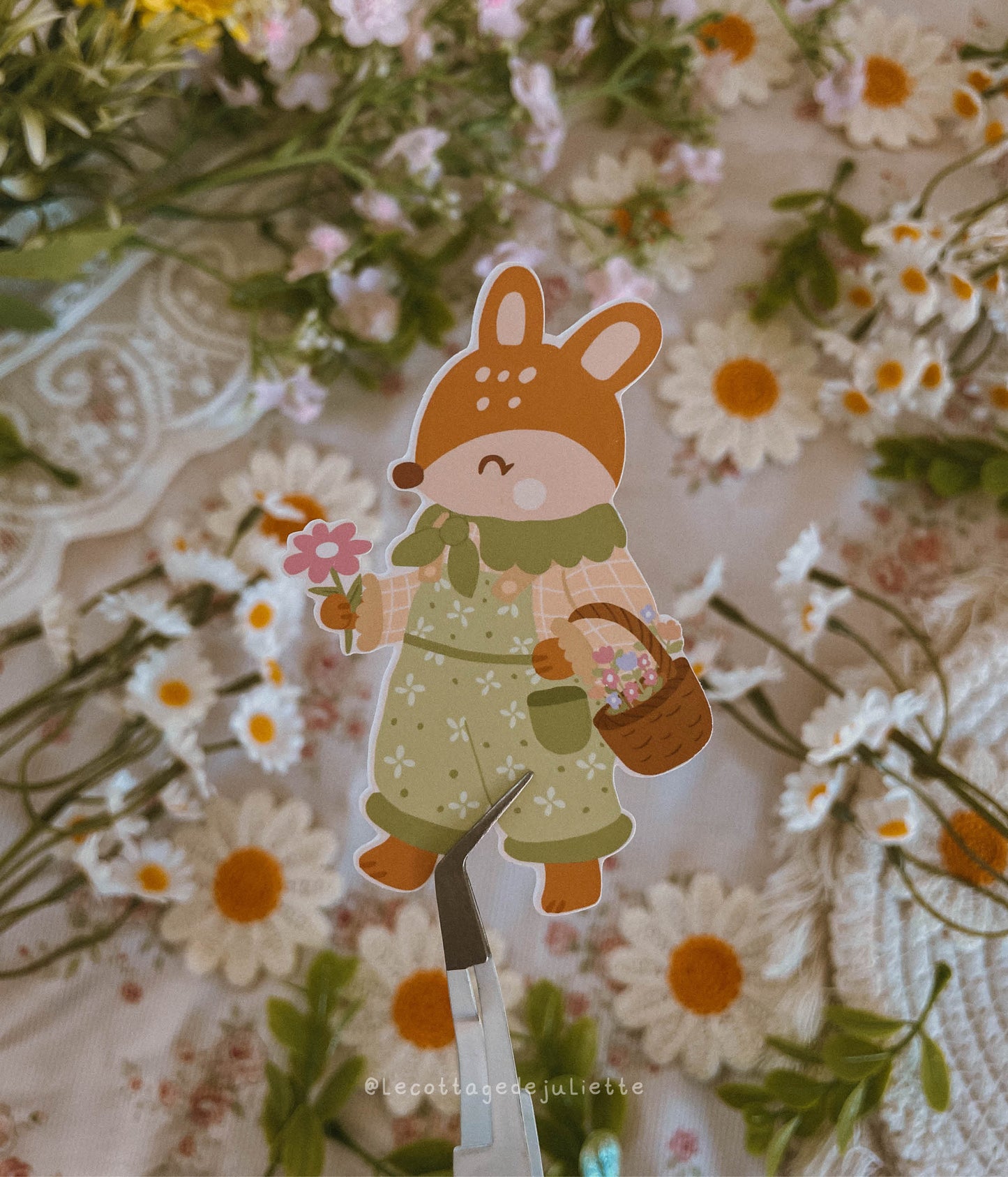 Sticker "The spring doe"