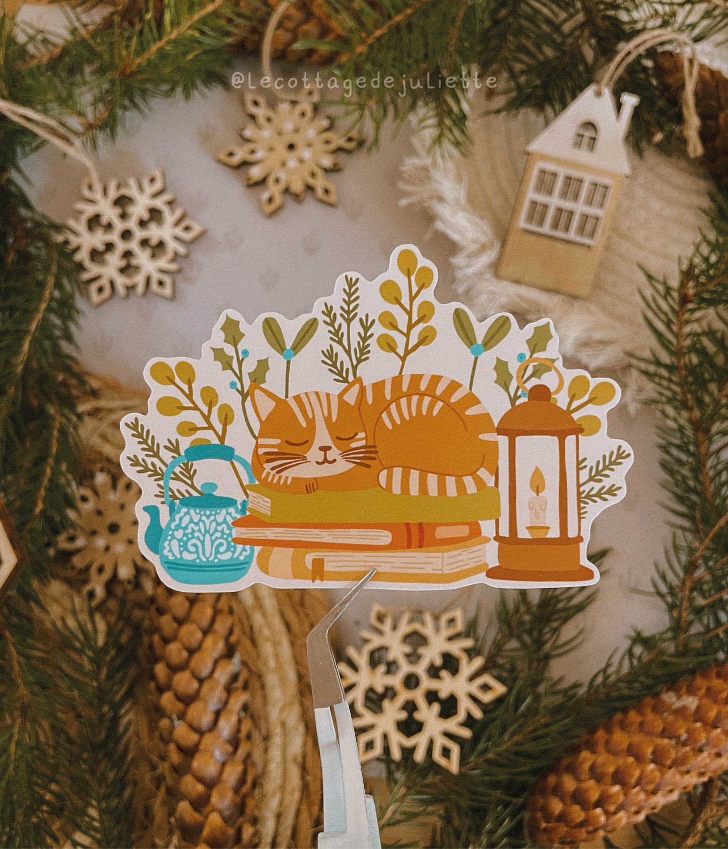 Sticker "Winter Reading"