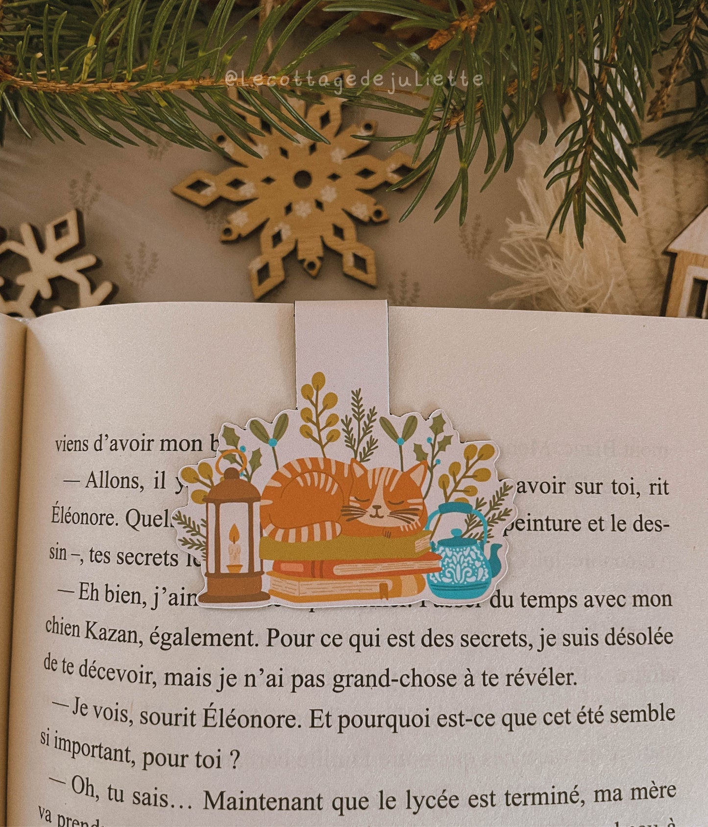 Marque-page magnétique "Winter Reading"