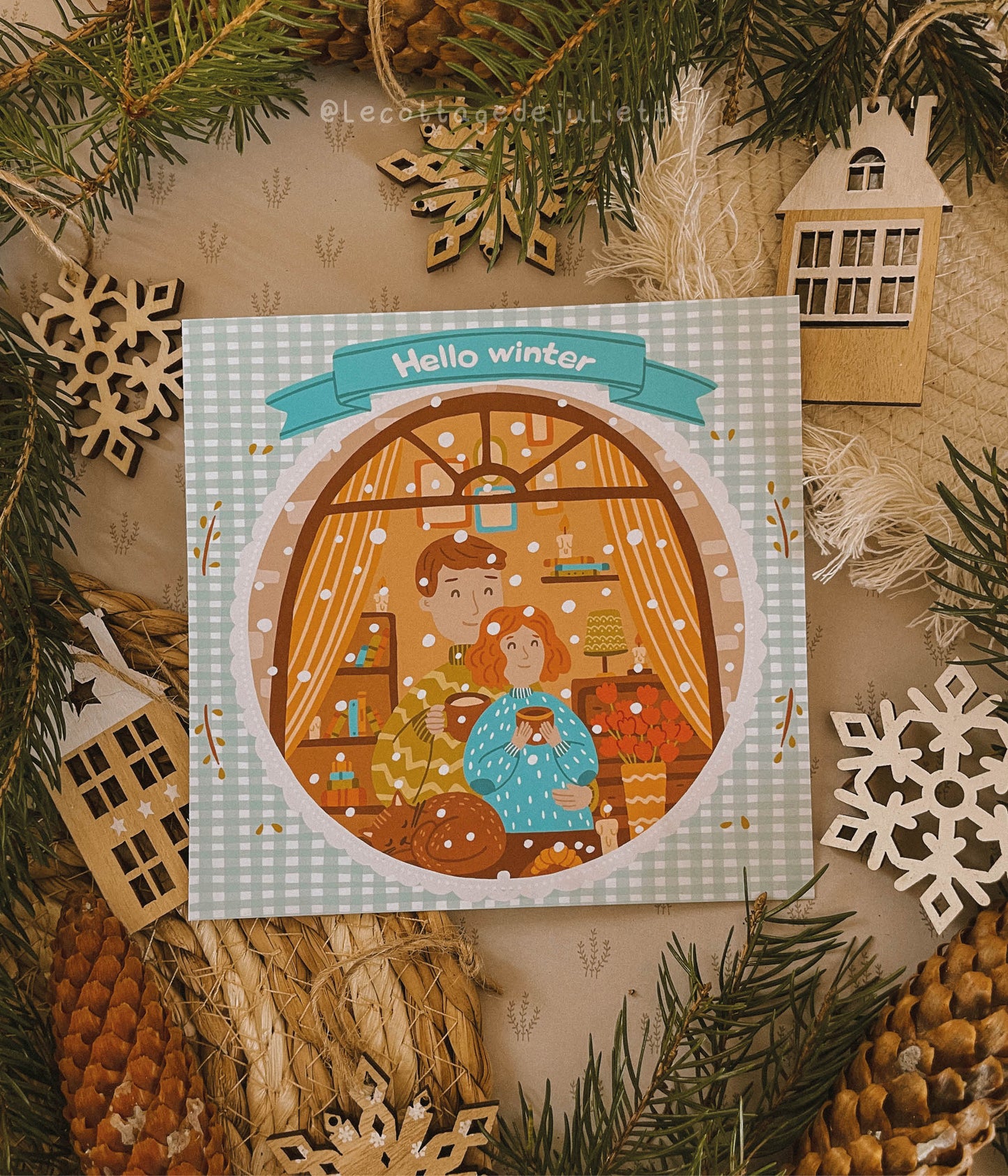 Illustration "Winter lovers"