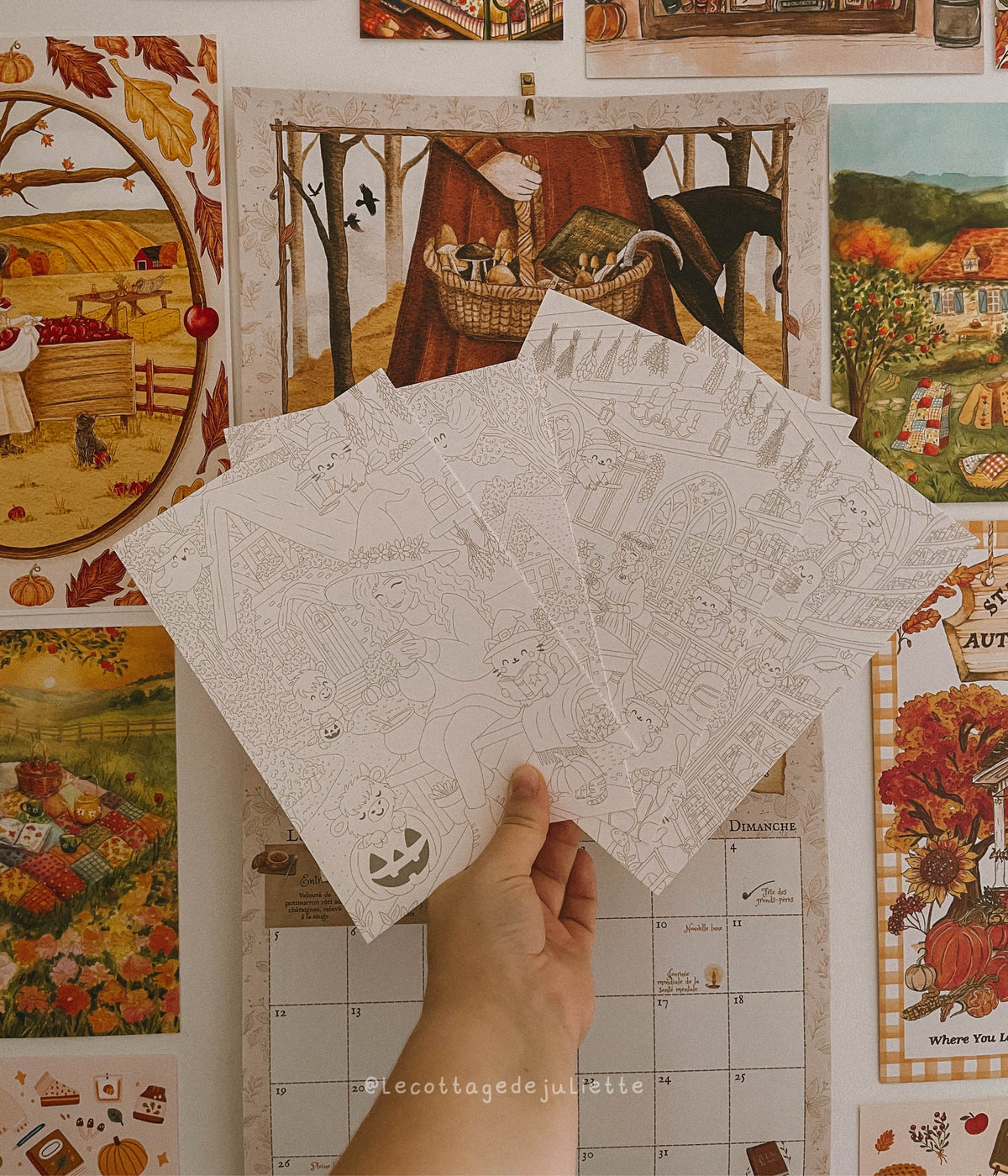 Cartes à colorier "Spooky Halloween"