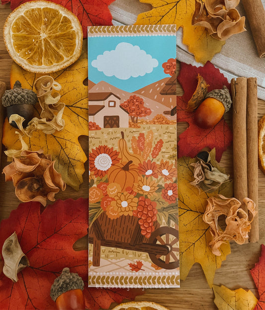 Marque-page "Campagne automnale"