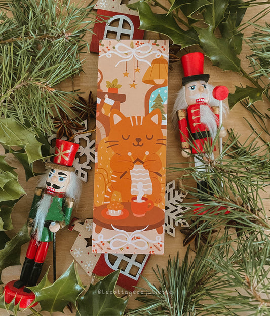 Marque-page "Christmas knitting"