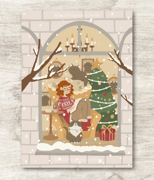 Illustration "Christmas scene"